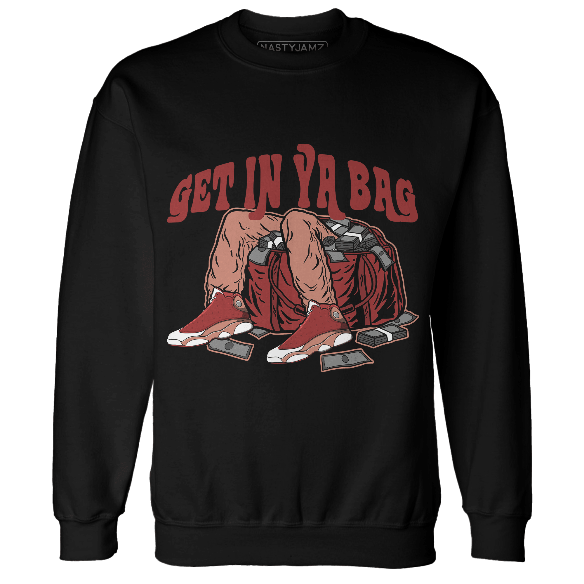 Dune Red 13s Sweatshirt Match Get In Ya Bag - NastyJamz