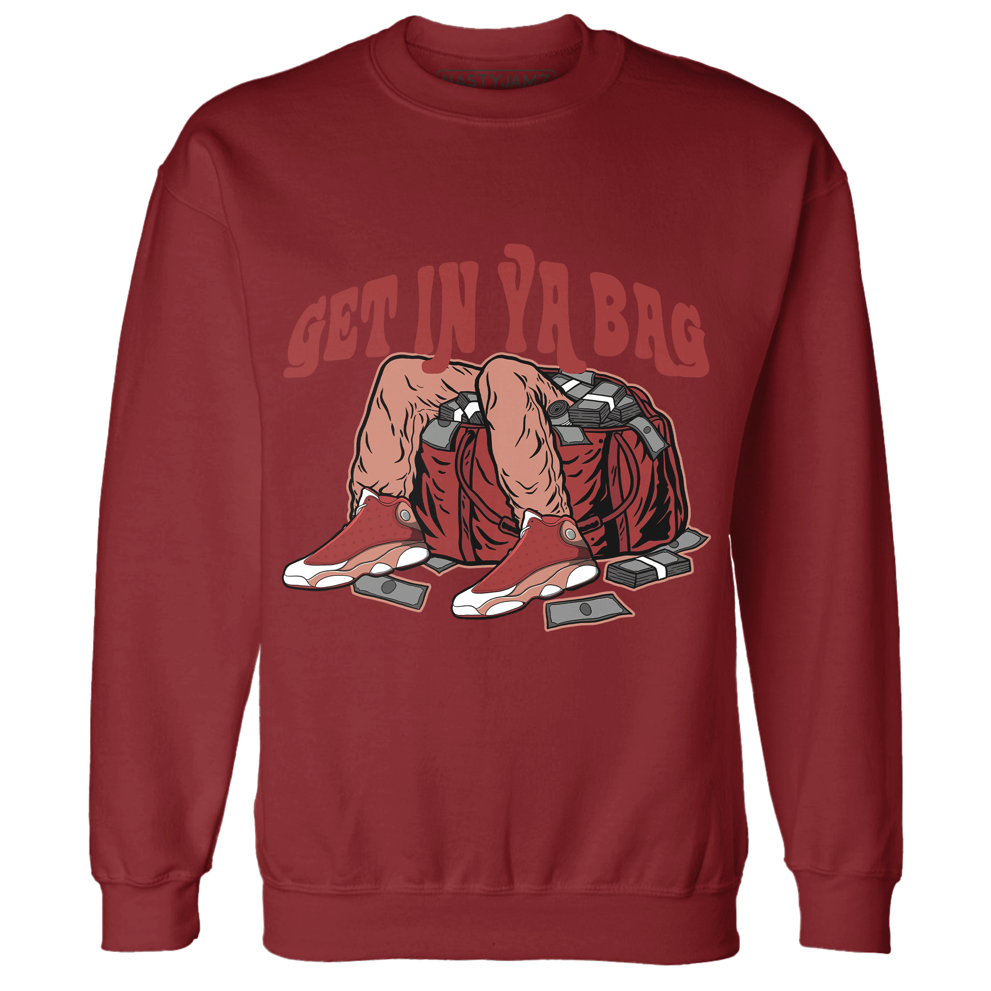 Dune Red 13s Sweatshirt Match Get In Ya Bag - NastyJamz
