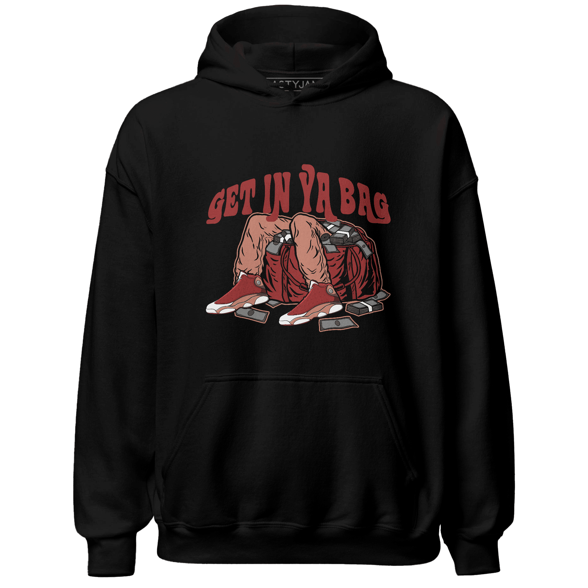 Dune Red 13s Hoodie Match Get In Ya Bag - NastyJamz
