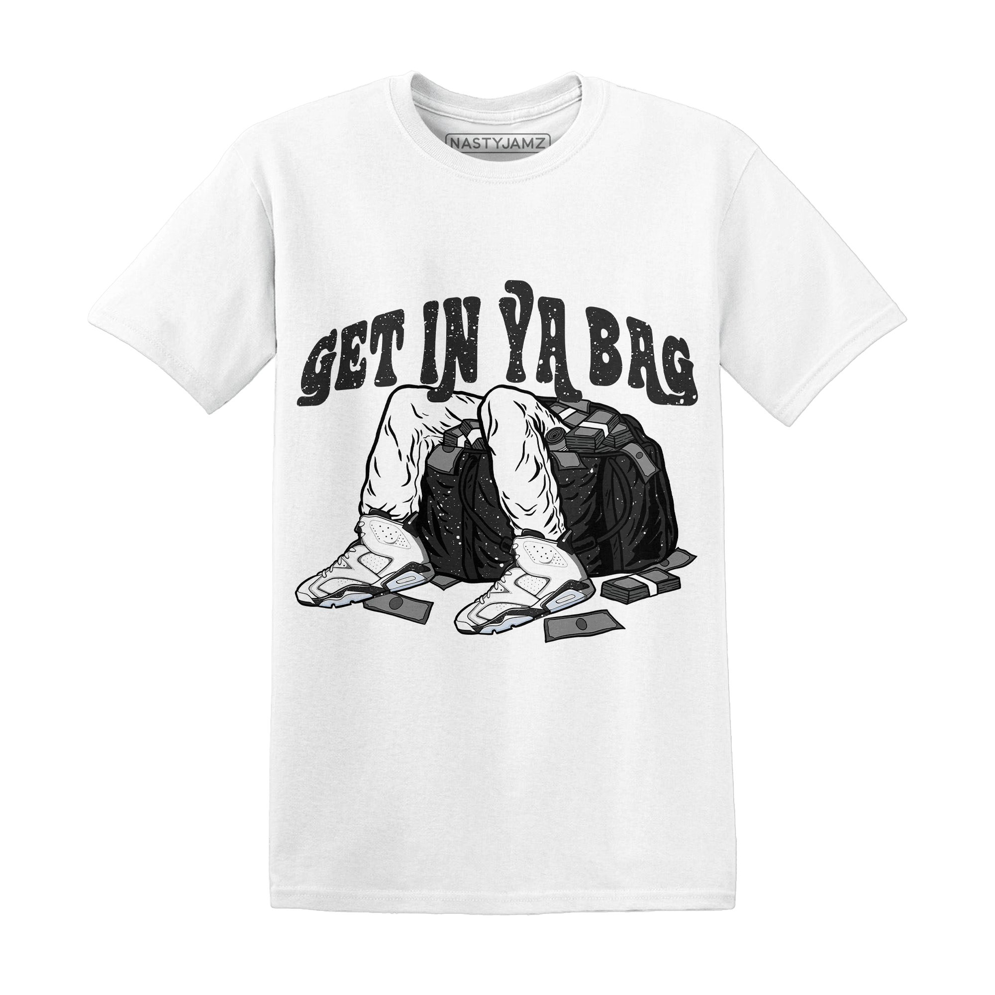Reverse Oreo 6s T Shirt Match Get In Ya Bag - NastyJamz
