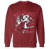 Retro Red Taxi 12s Sweatshirt Match Get Money BER - NastyJamz