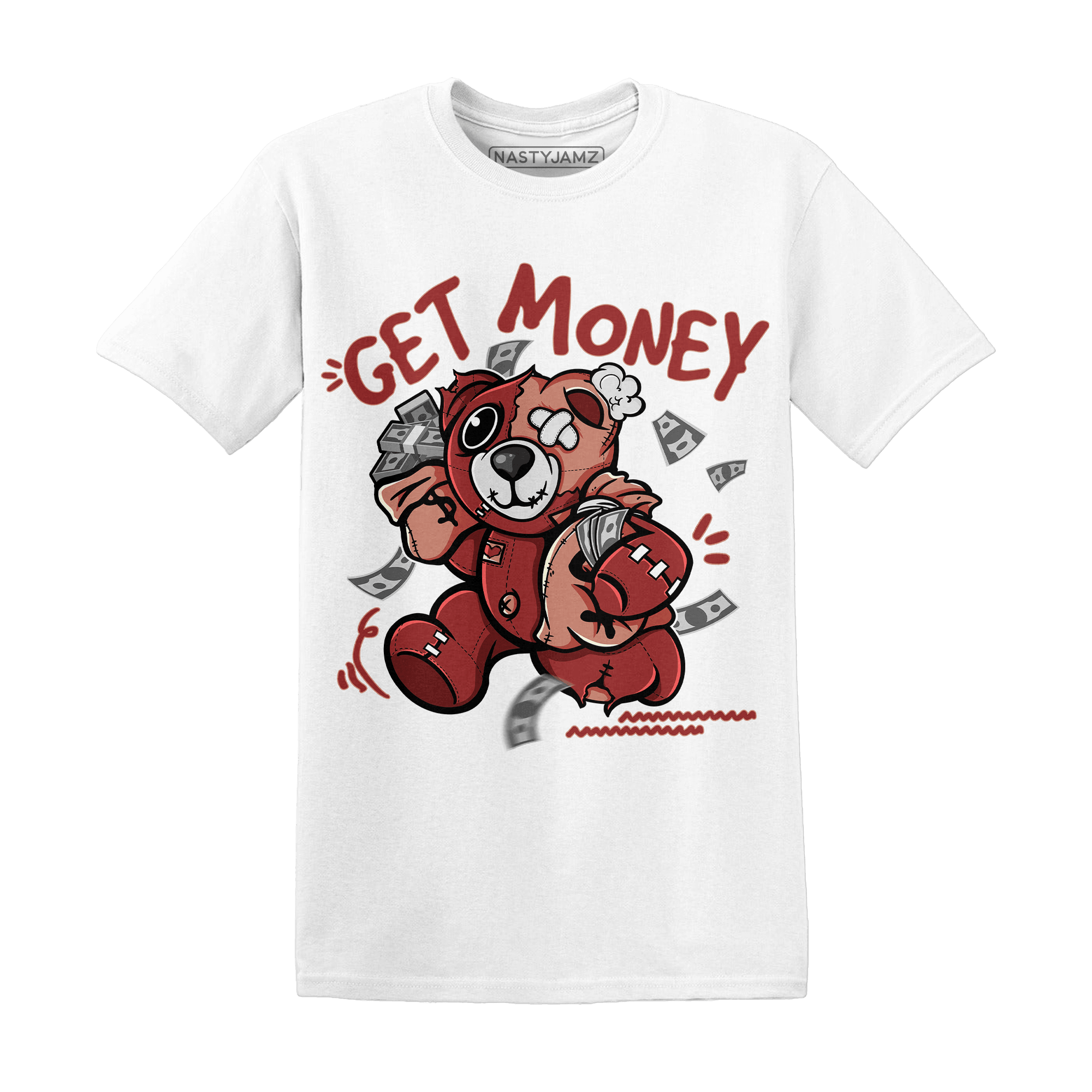 Dune Red 13s T Shirt Match Get Money BER - NastyJamz