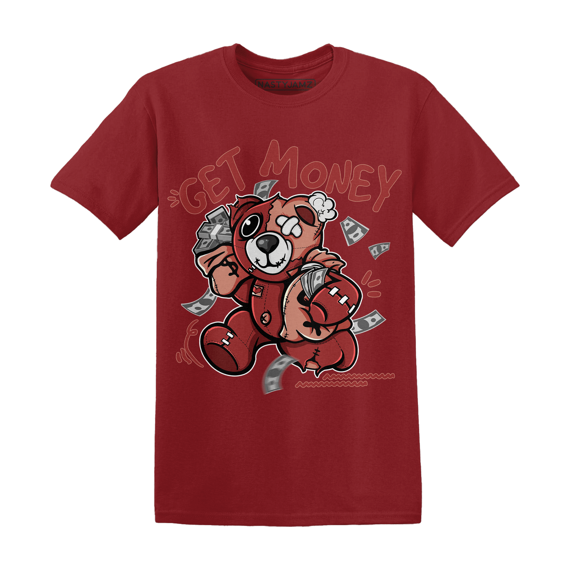 Dune Red 13s T Shirt Match Get Money BER - NastyJamz
