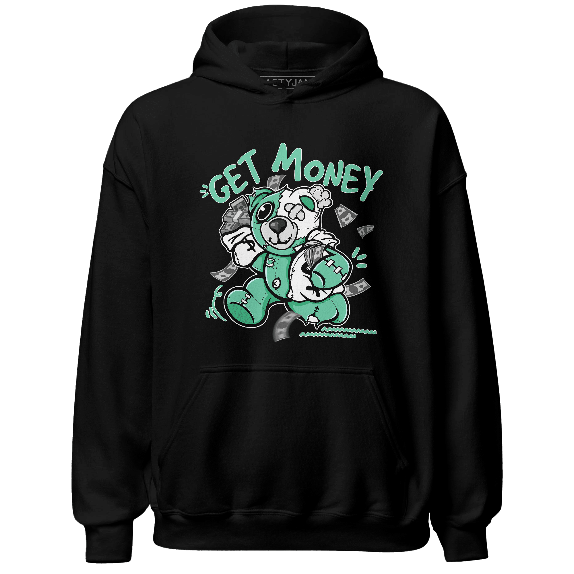 High OG Green Glow 1s Hoodie Match Get Money BER - NastyJamz