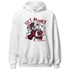 High White Team Red 1s Hoodie Match Get Money BER - NastyJamz