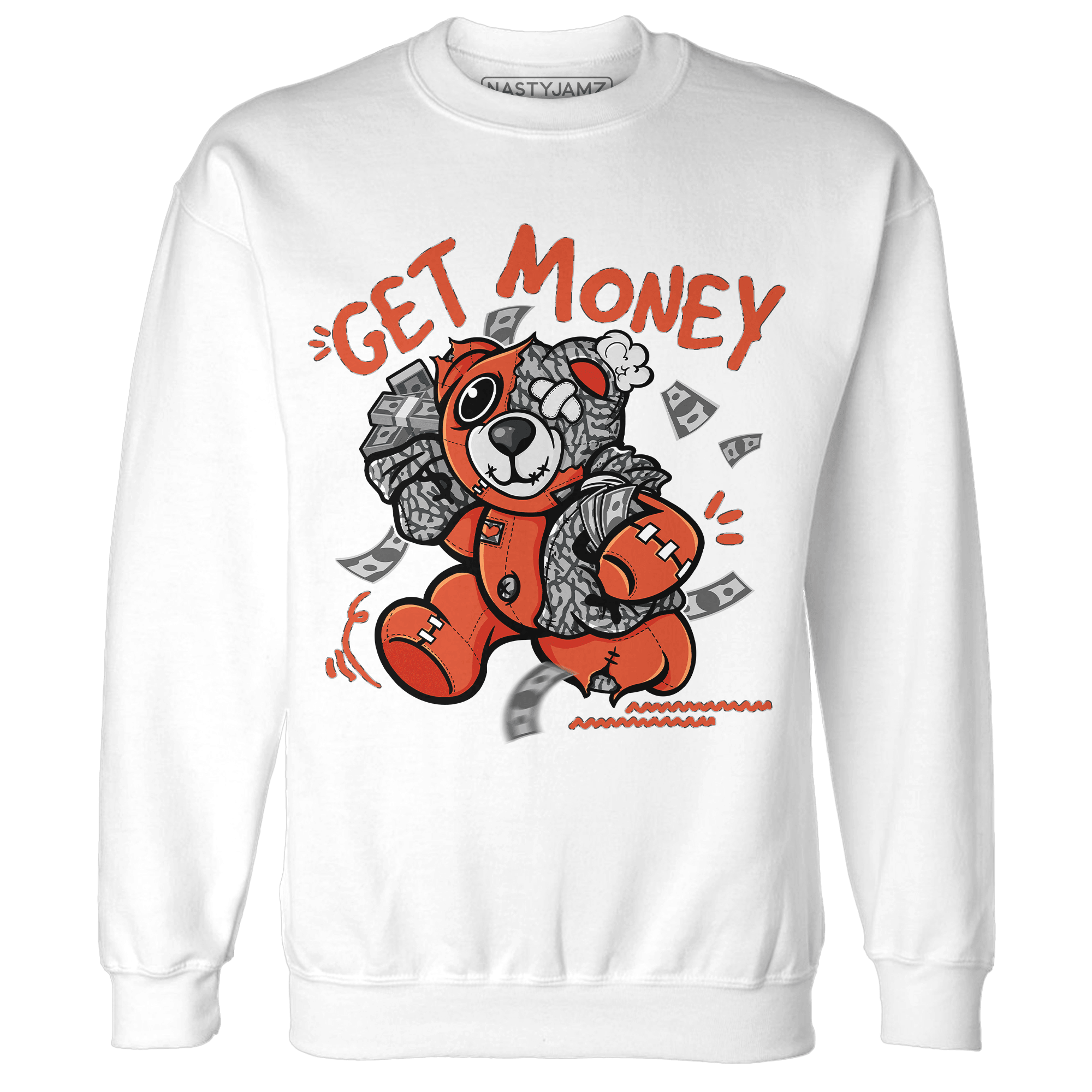 Georgia Peach 3s Sweatshirt Match Get Money BER - NastyJamz