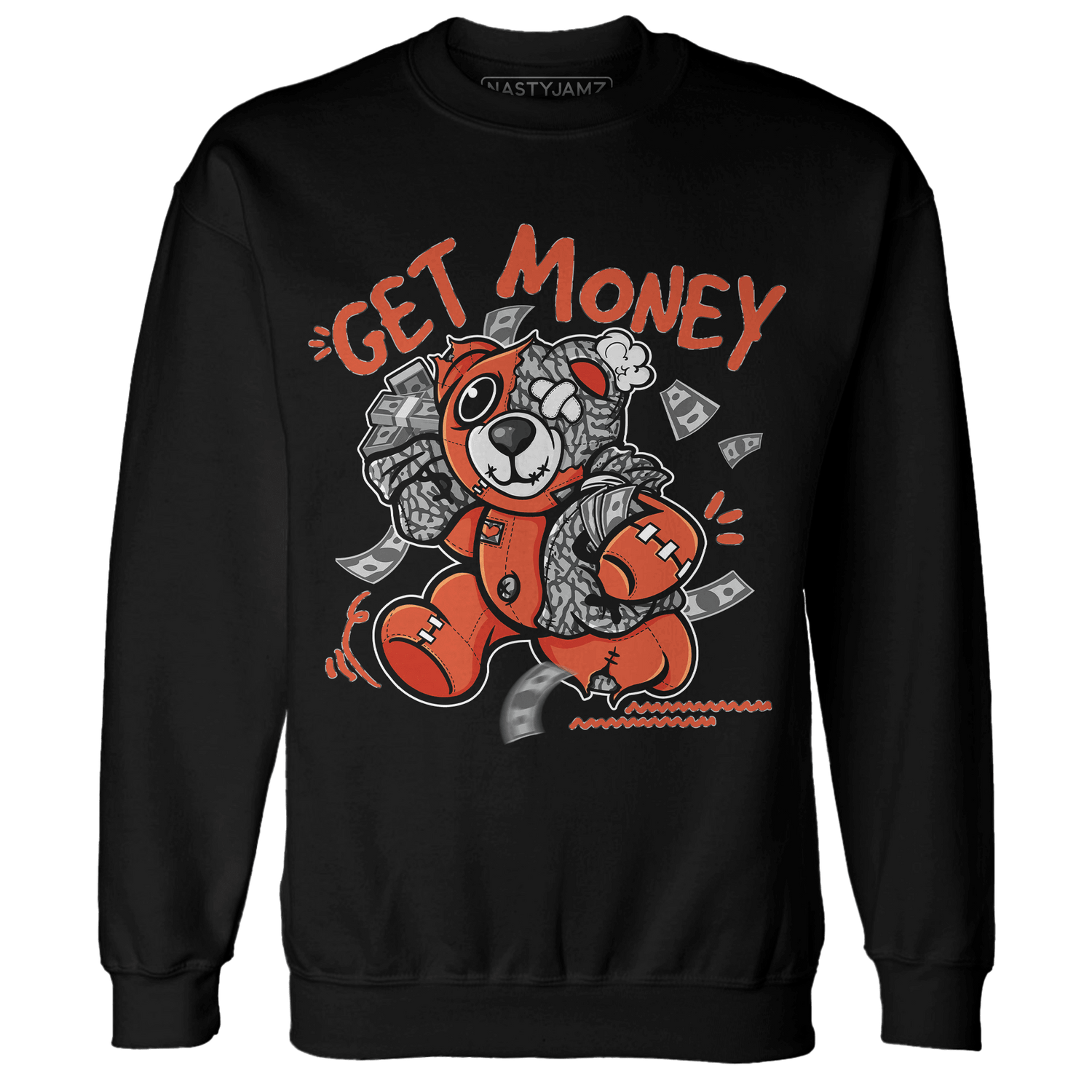 Georgia Peach 3s Sweatshirt Match Get Money BER - NastyJamz