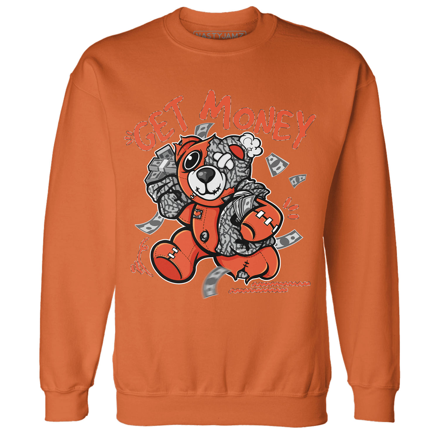 Georgia Peach 3s Sweatshirt Match Get Money BER - NastyJamz