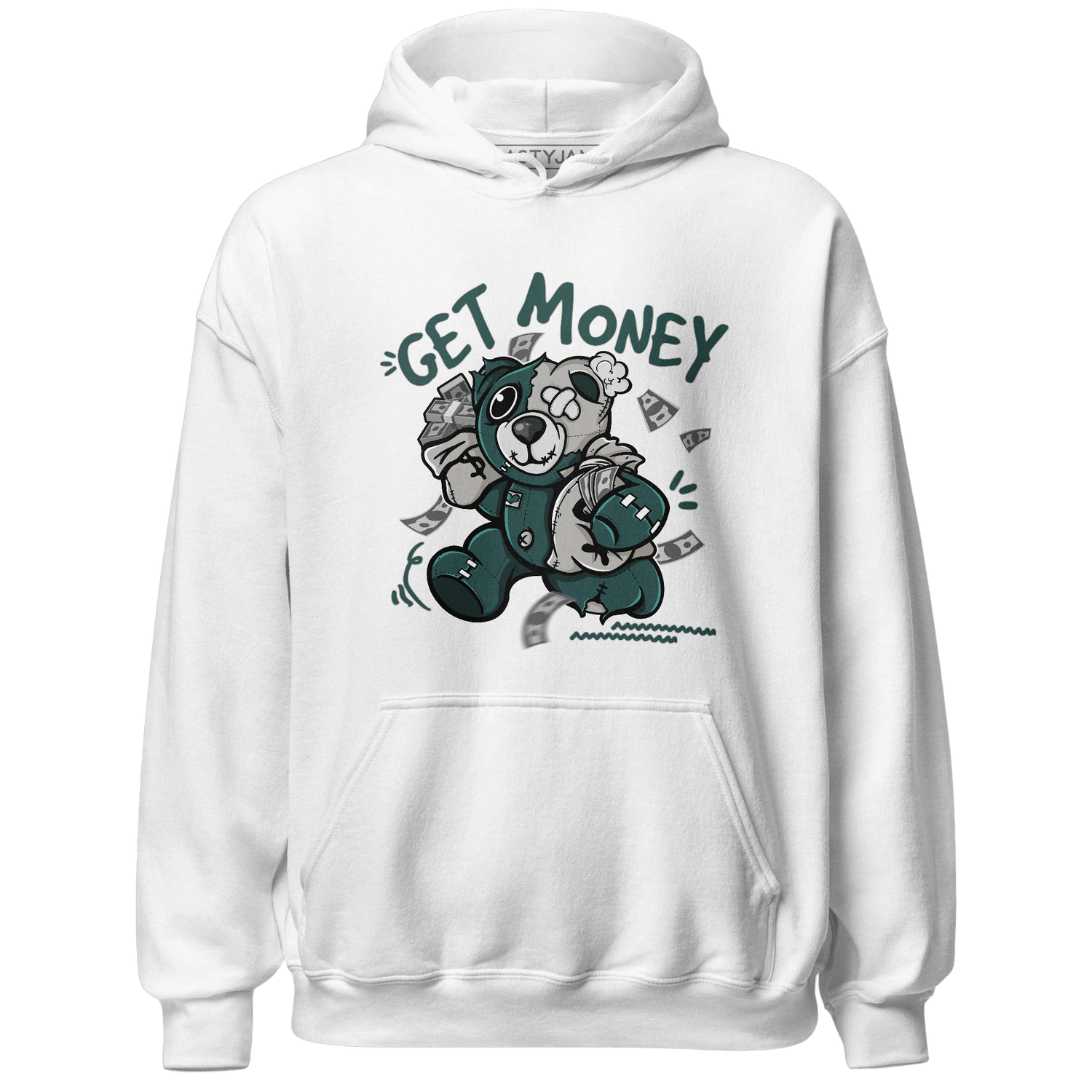Oxidized Green 4s Hoodie Match Get Money BER - NastyJamz