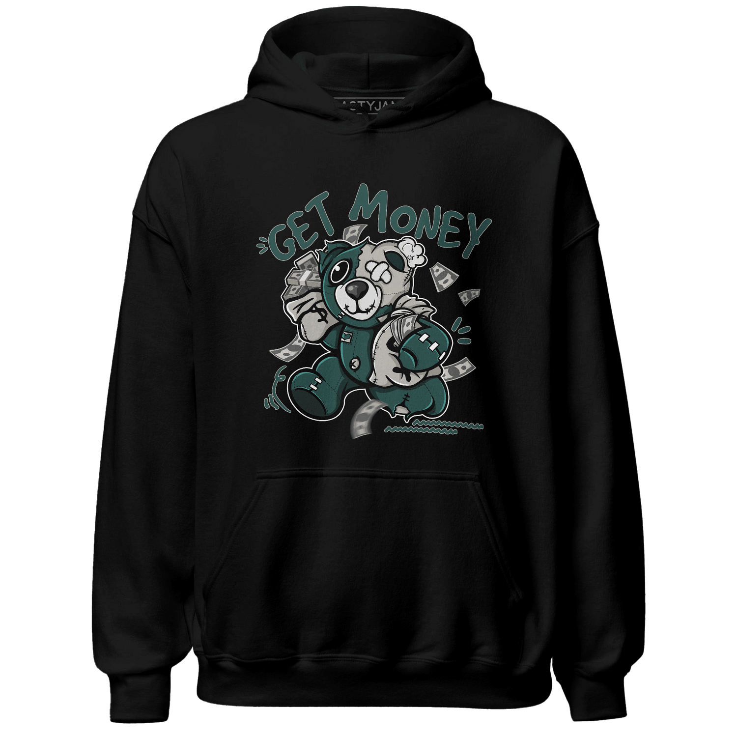 Oxidized Green 4s Hoodie Match Get Money BER - NastyJamz