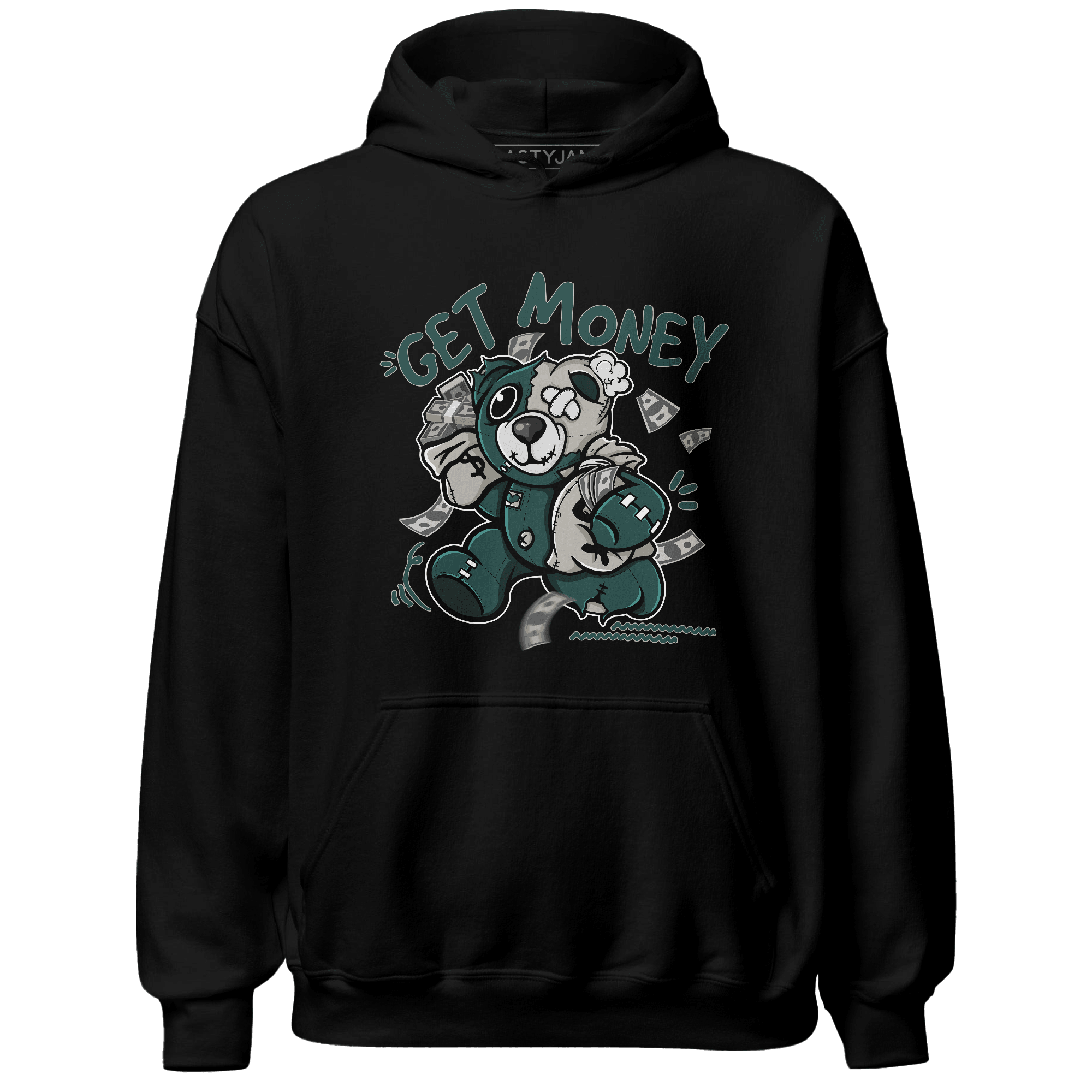 Oxidized Green 4s Hoodie Match Get Money BER - NastyJamz
