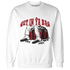 Retro Red Taxi 12s Sweatshirt Match Get Ya In Bag - NastyJamz