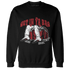 Retro Red Taxi 12s Sweatshirt Match Get Ya In Bag - NastyJamz