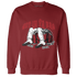 Retro Red Taxi 12s Sweatshirt Match Get Ya In Bag - NastyJamz