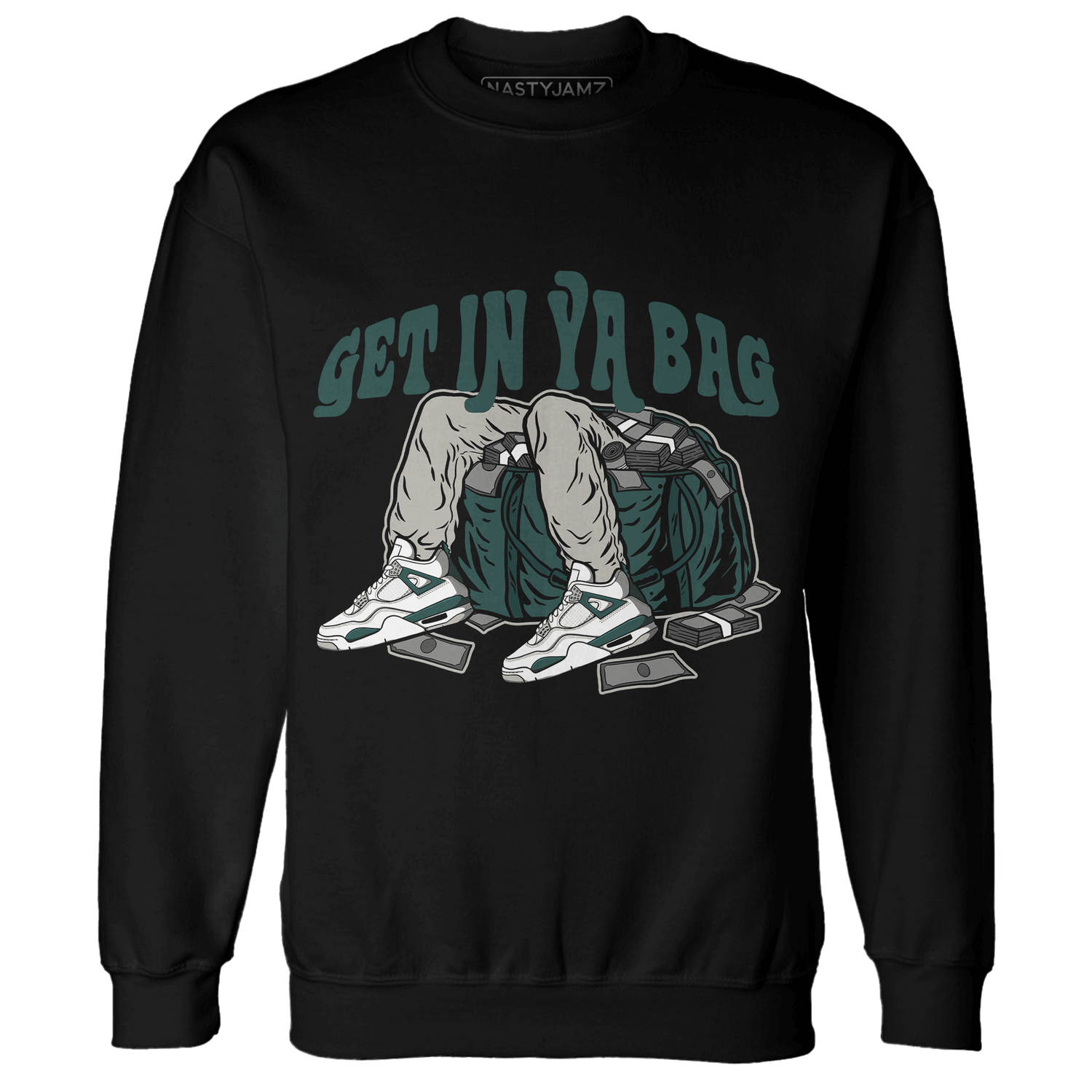 Oxidized Green 4s Sweatshirt Match Get Ya In Bag - NastyJamz