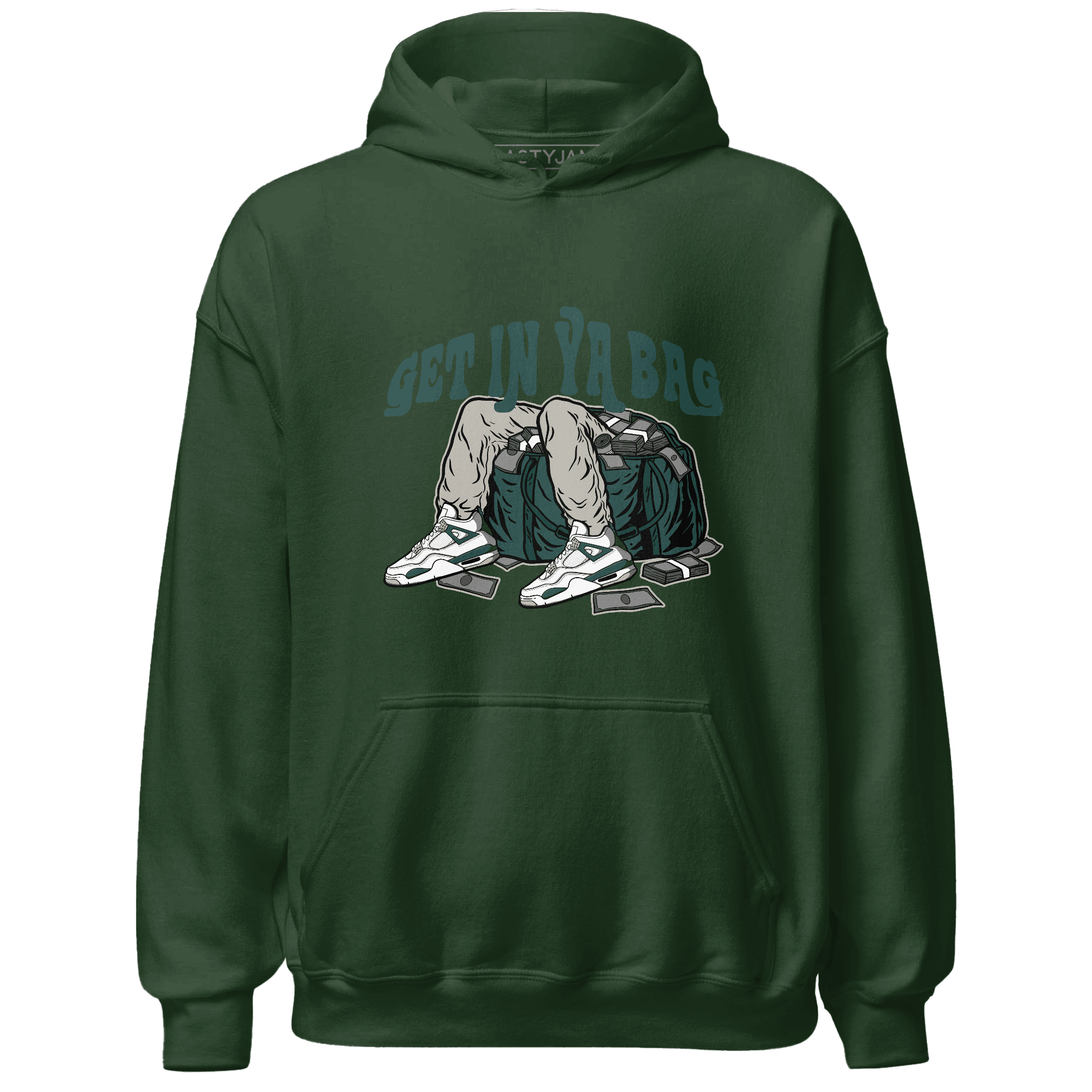Oxidized Green 4s Hoodie Match Get Ya In Bag - NastyJamz