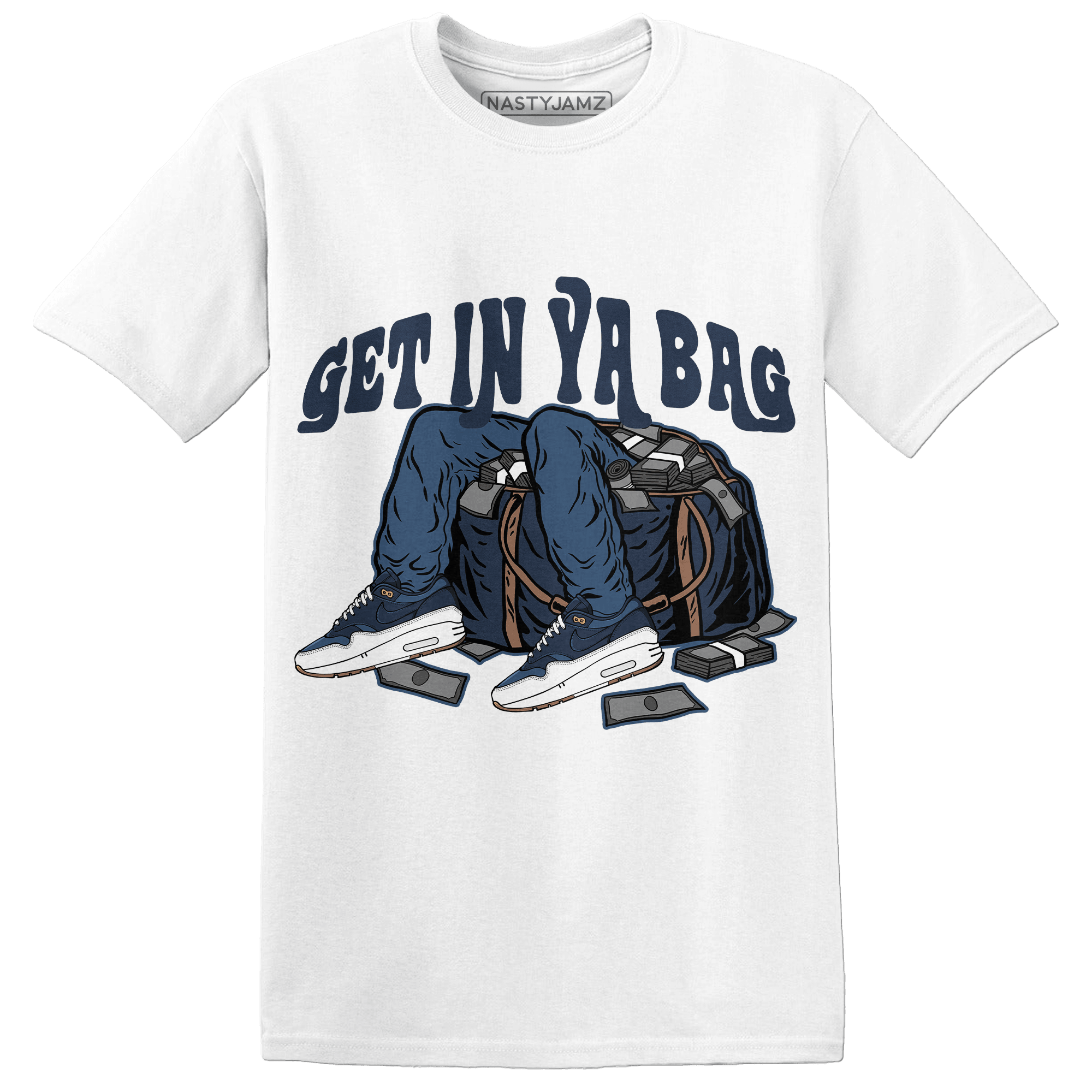 AM 1 86 Jackie Robinson T Shirt Match Get Ya In Bag - NastyJamz