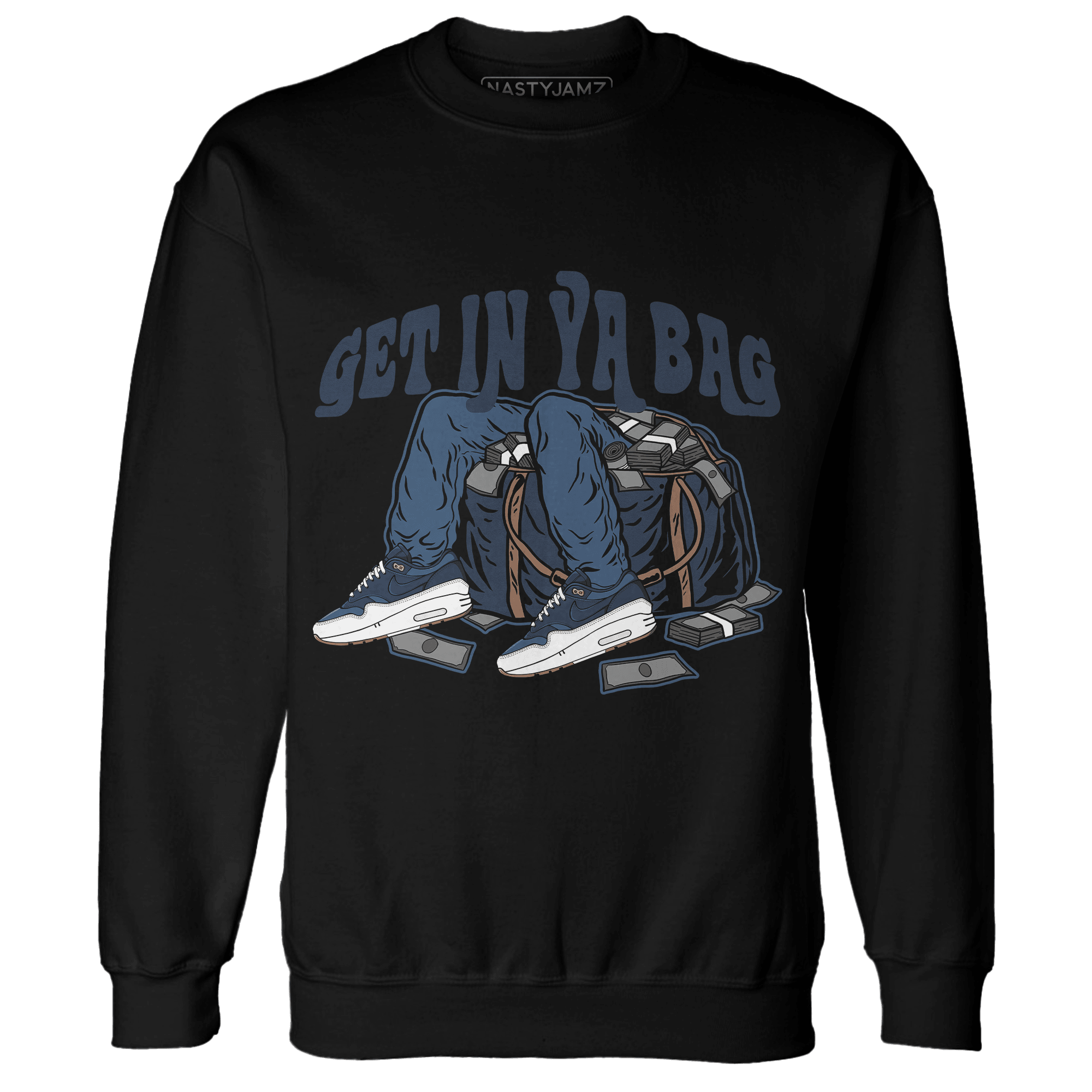 AM 1 86 Jackie Robinson Sweatshirt Match Get Ya In Bag - NastyJamz