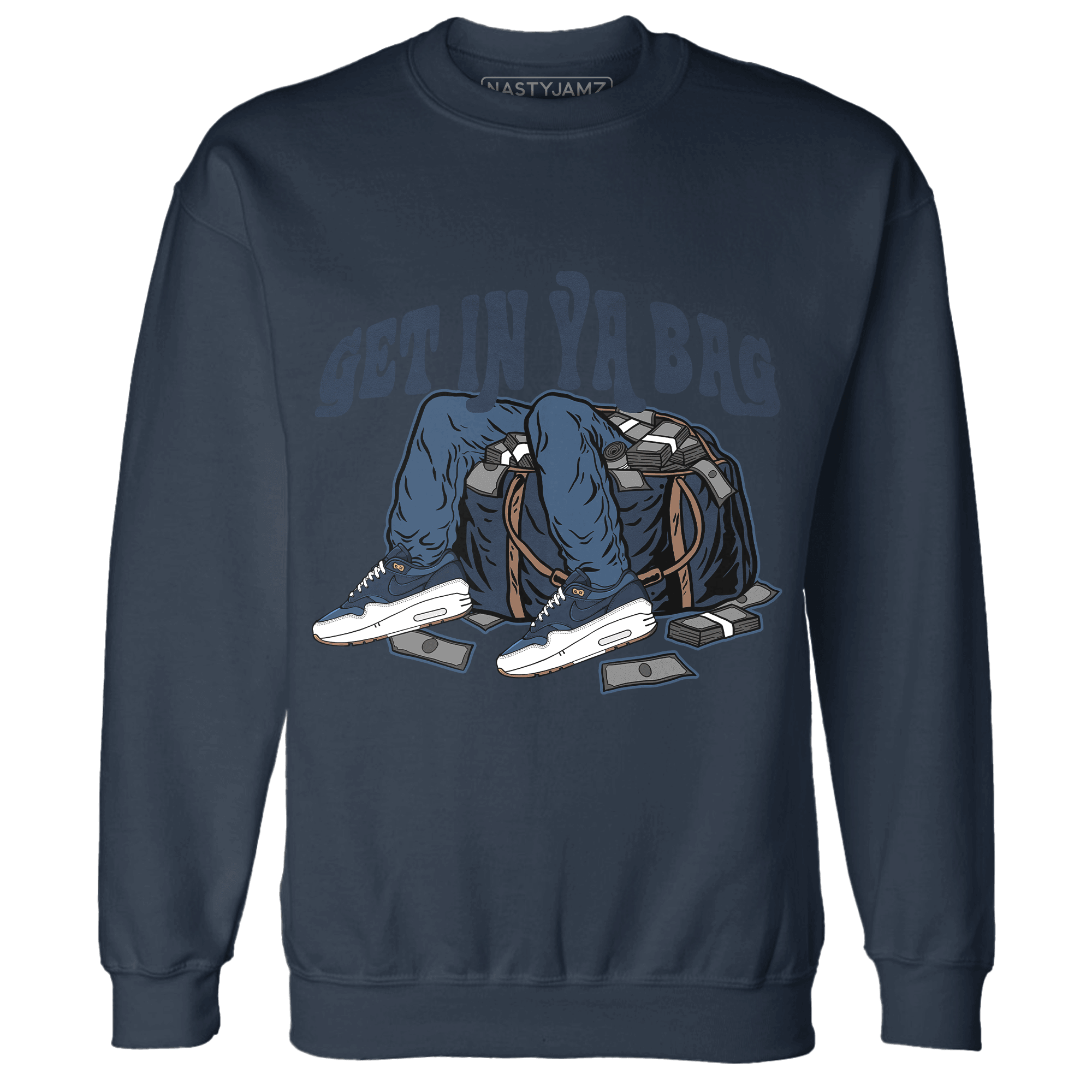 AM 1 86 Jackie Robinson Sweatshirt Match Get Ya In Bag - NastyJamz