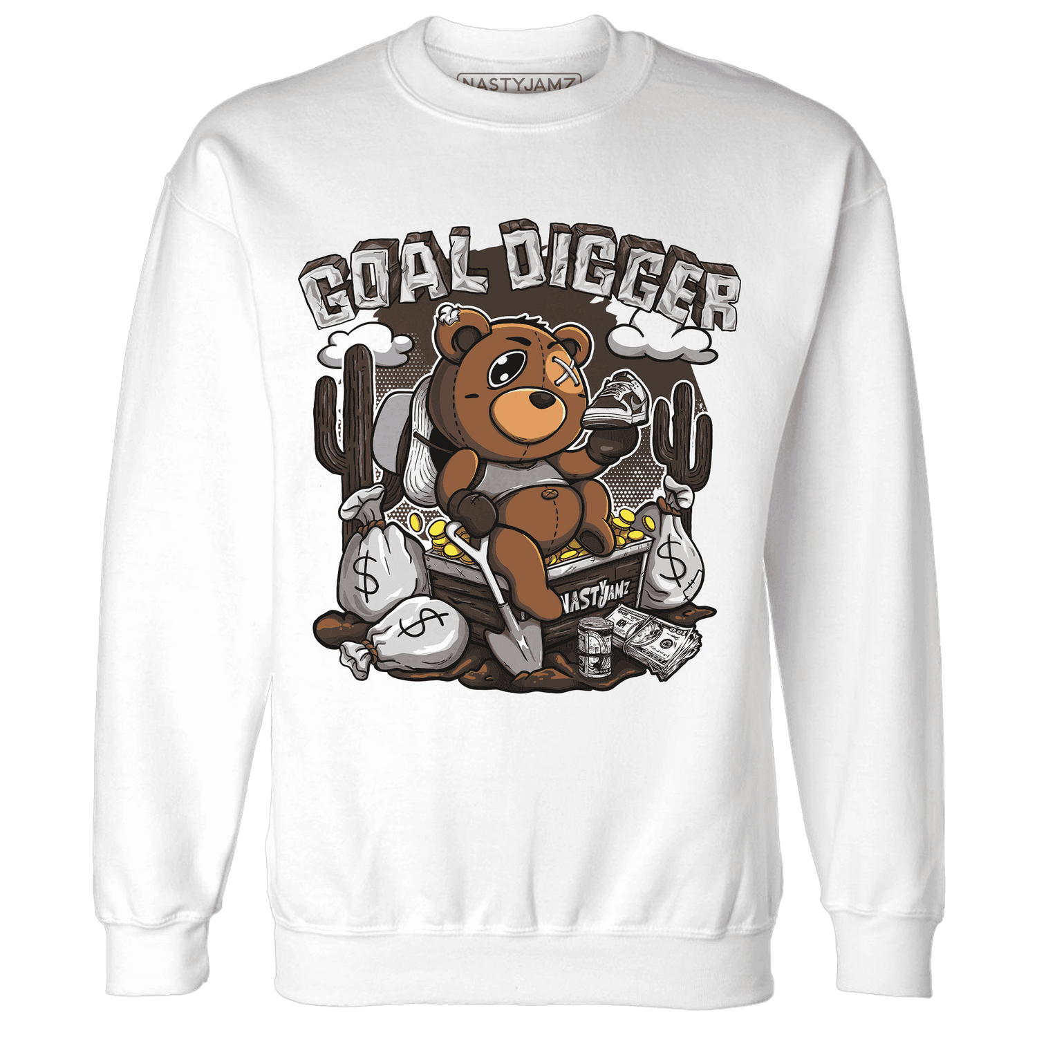 Dunk Low Baroque Brown Sweatshirt Match Goal Digger Planner - NastyJamz