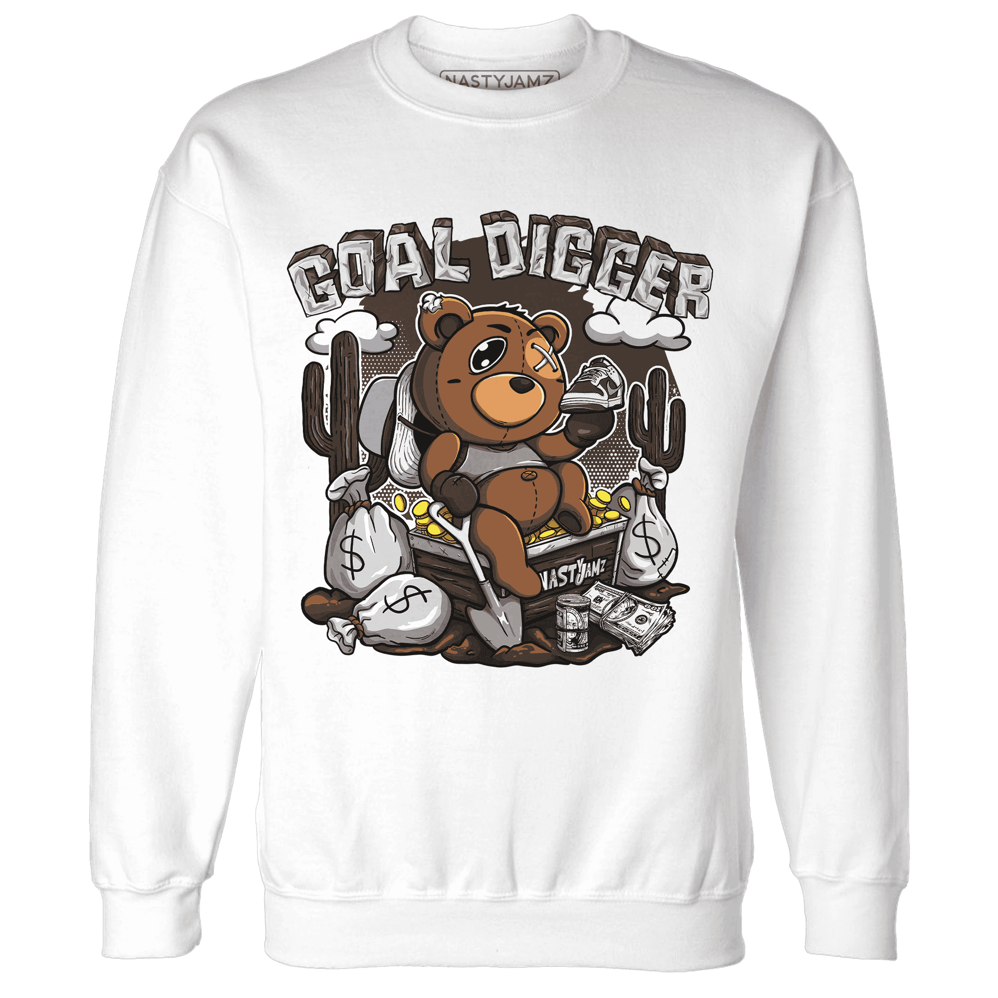 Dunk Low Baroque Brown Sweatshirt Match Goal Digger Planner - NastyJamz