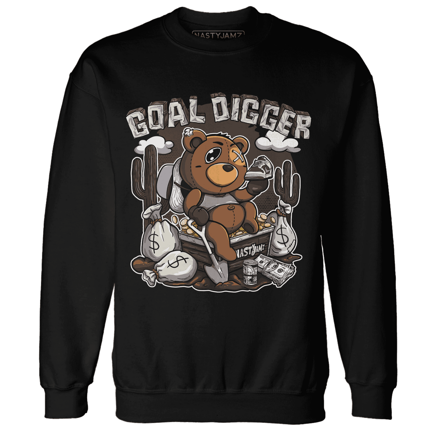 Dunk Low Baroque Brown Sweatshirt Match Goal Digger Planner - NastyJamz