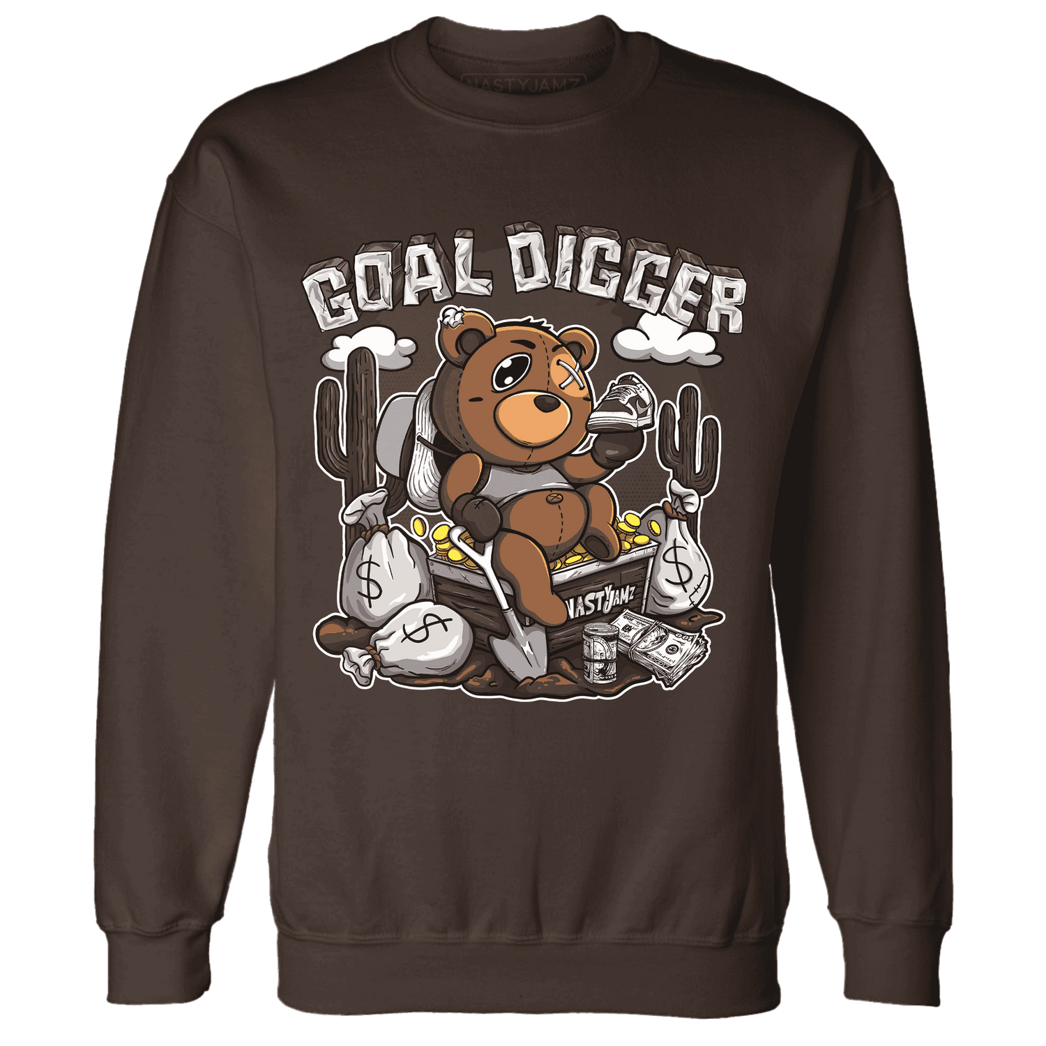 Dunk Low Baroque Brown Sweatshirt Match Goal Digger Planner - NastyJamz