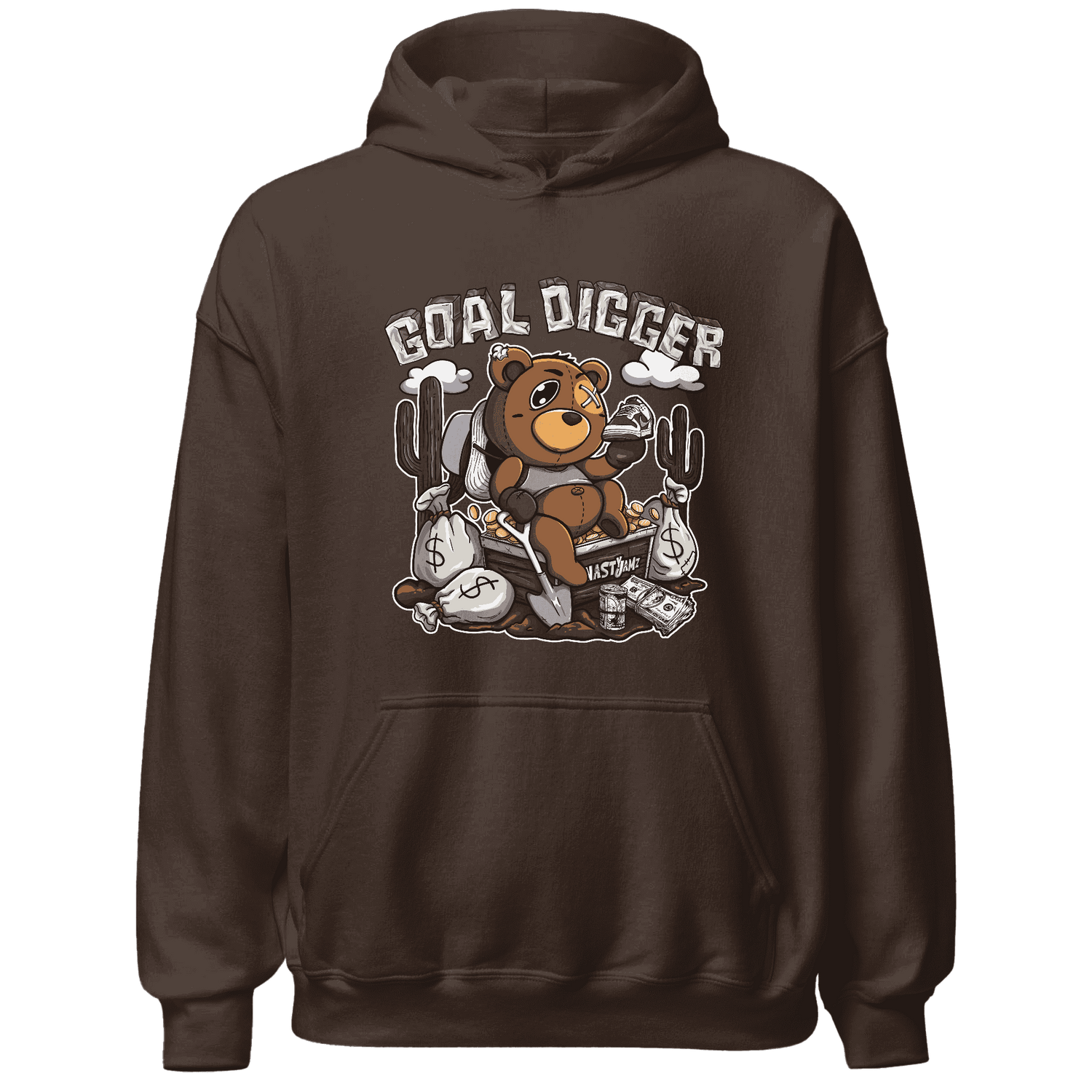 Dunk Low Baroque Brown Hoodie Match Goal Digger Planner - NastyJamz