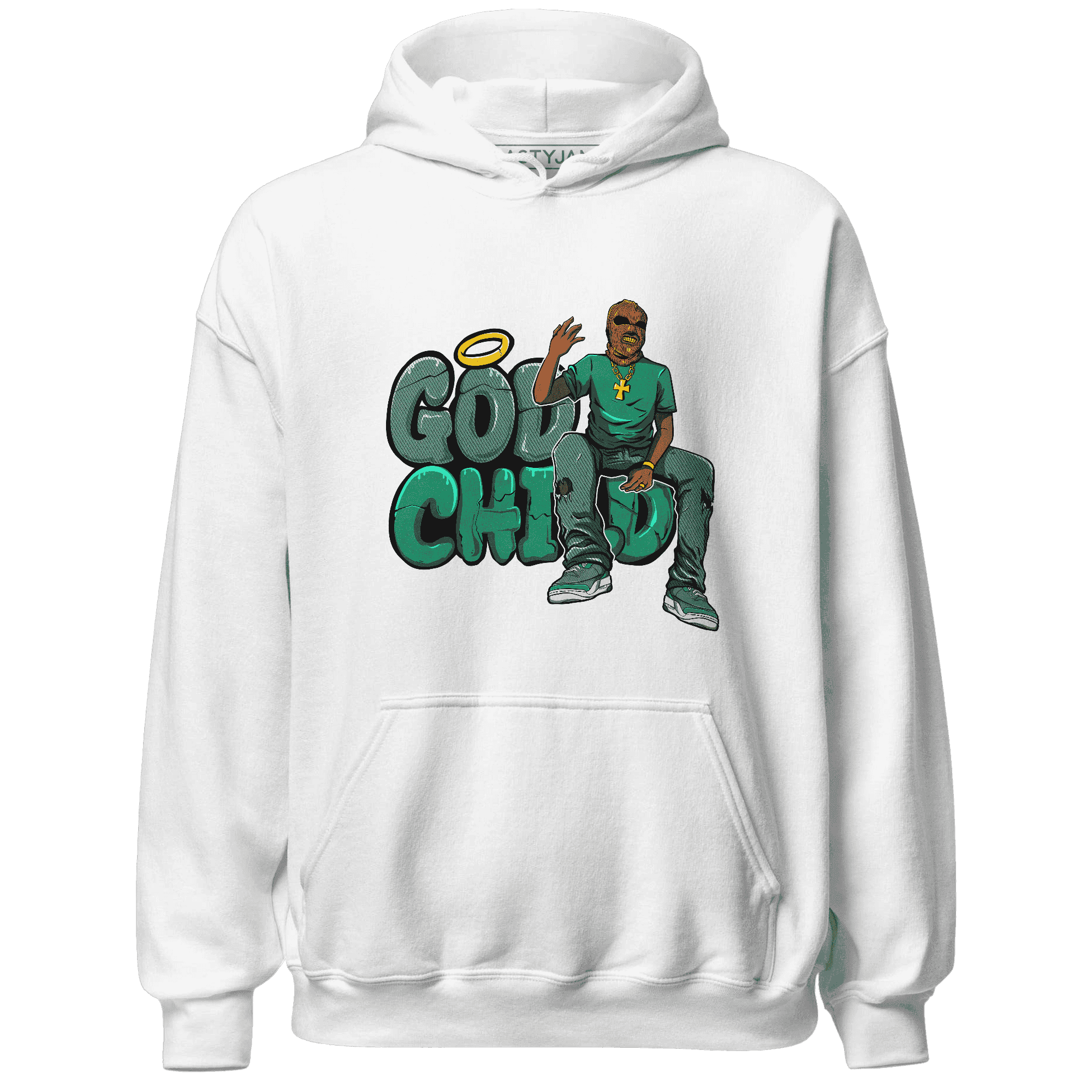 Nina CN Abney 3s Hoodie Match God Child - NastyJamz
