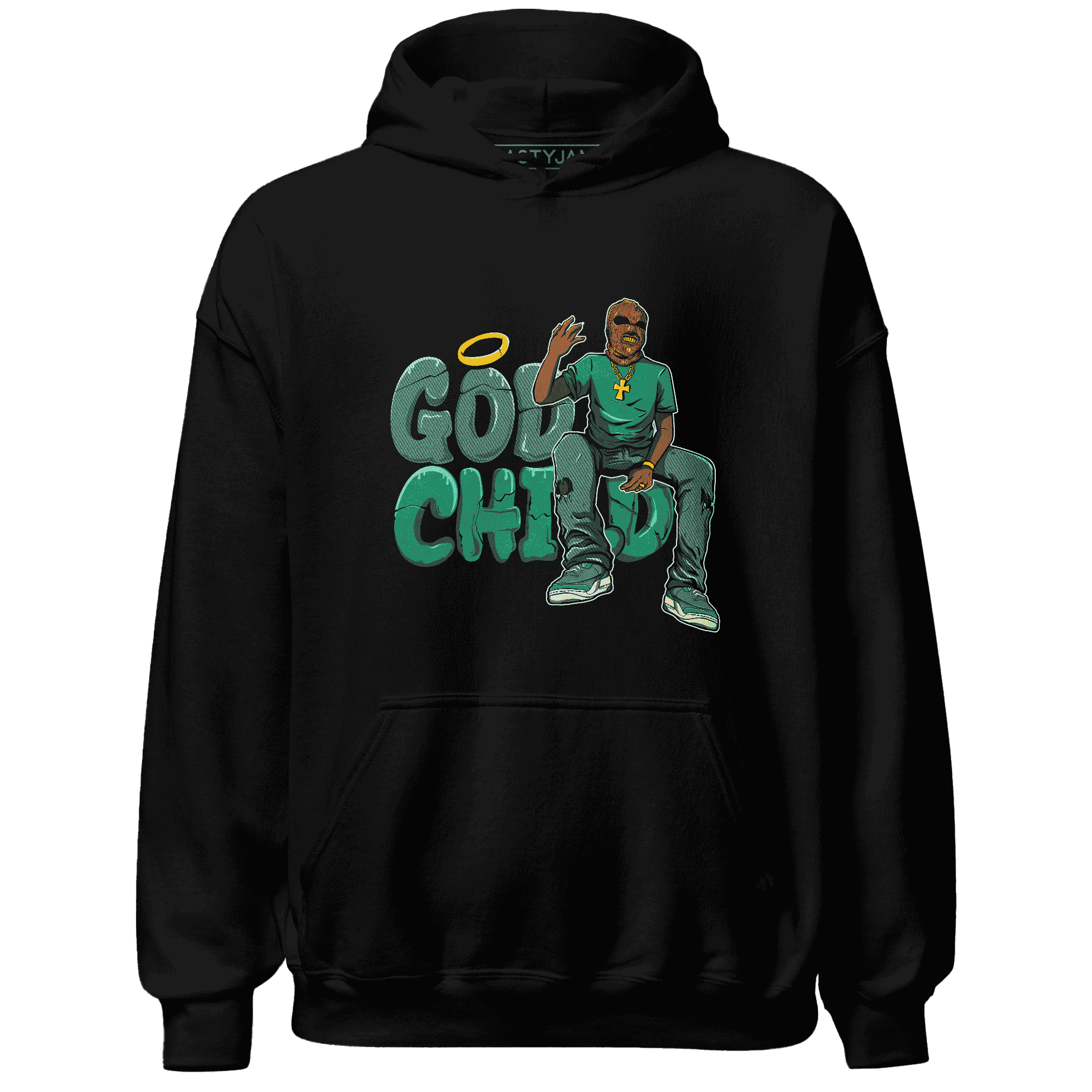 Nina CN Abney 3s Hoodie Match God Child - NastyJamz