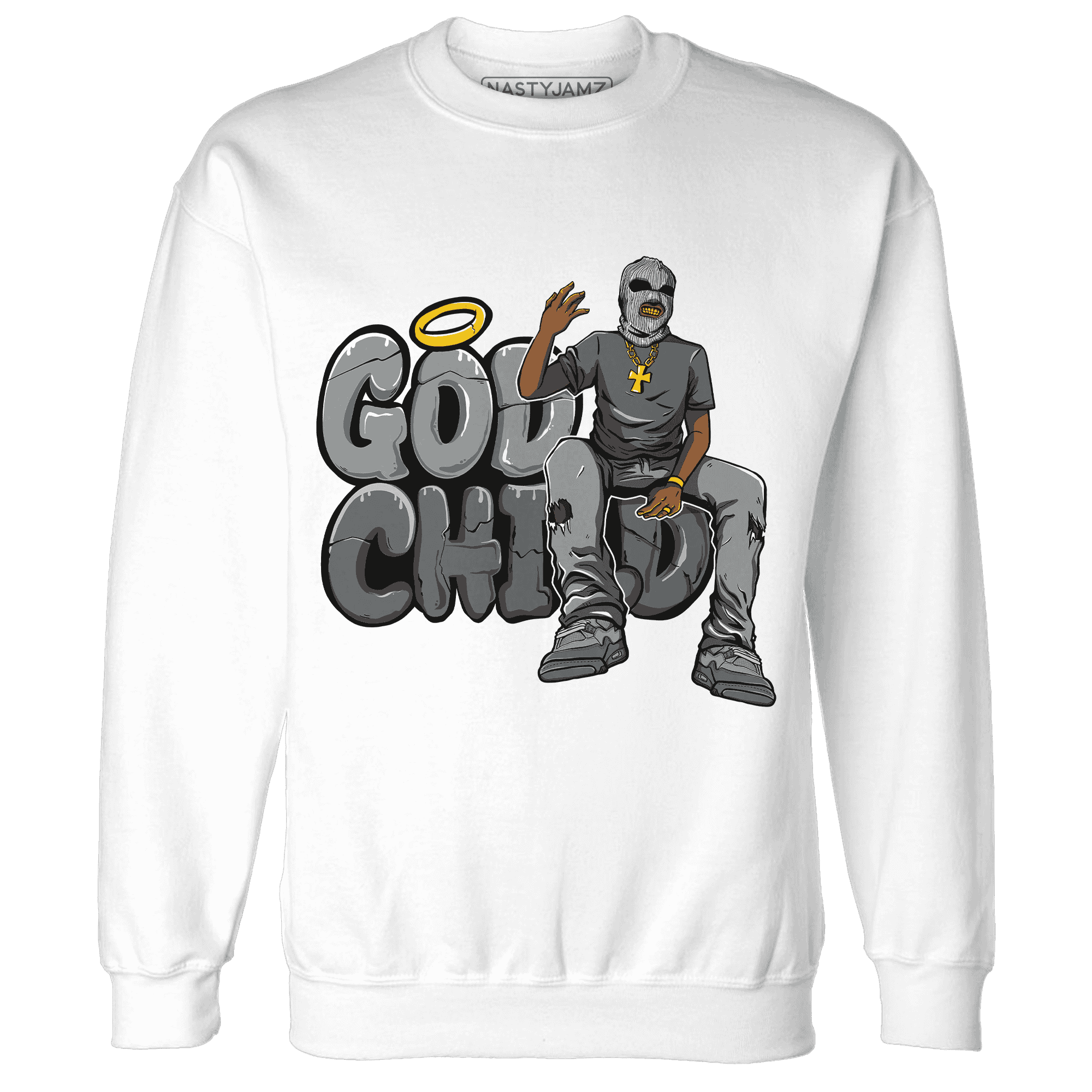 Paris Olympicsss 4s Sweatshirt Match God Child - NastyJamz