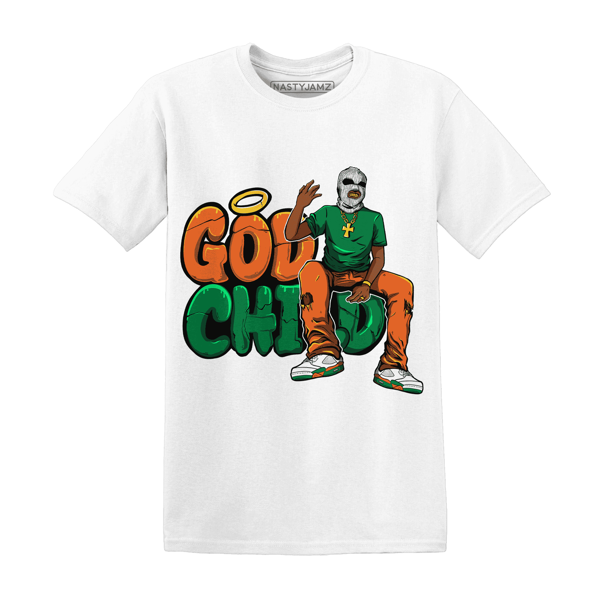 MAM Hurricanes 5s T Shirt Match God Child - NastyJamz