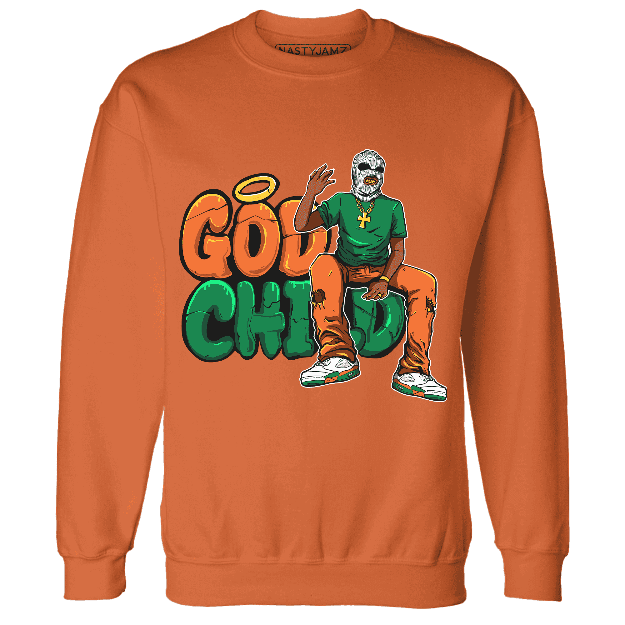 MAM Hurricanes 5s Sweatshirt Match God Child - NastyJamz