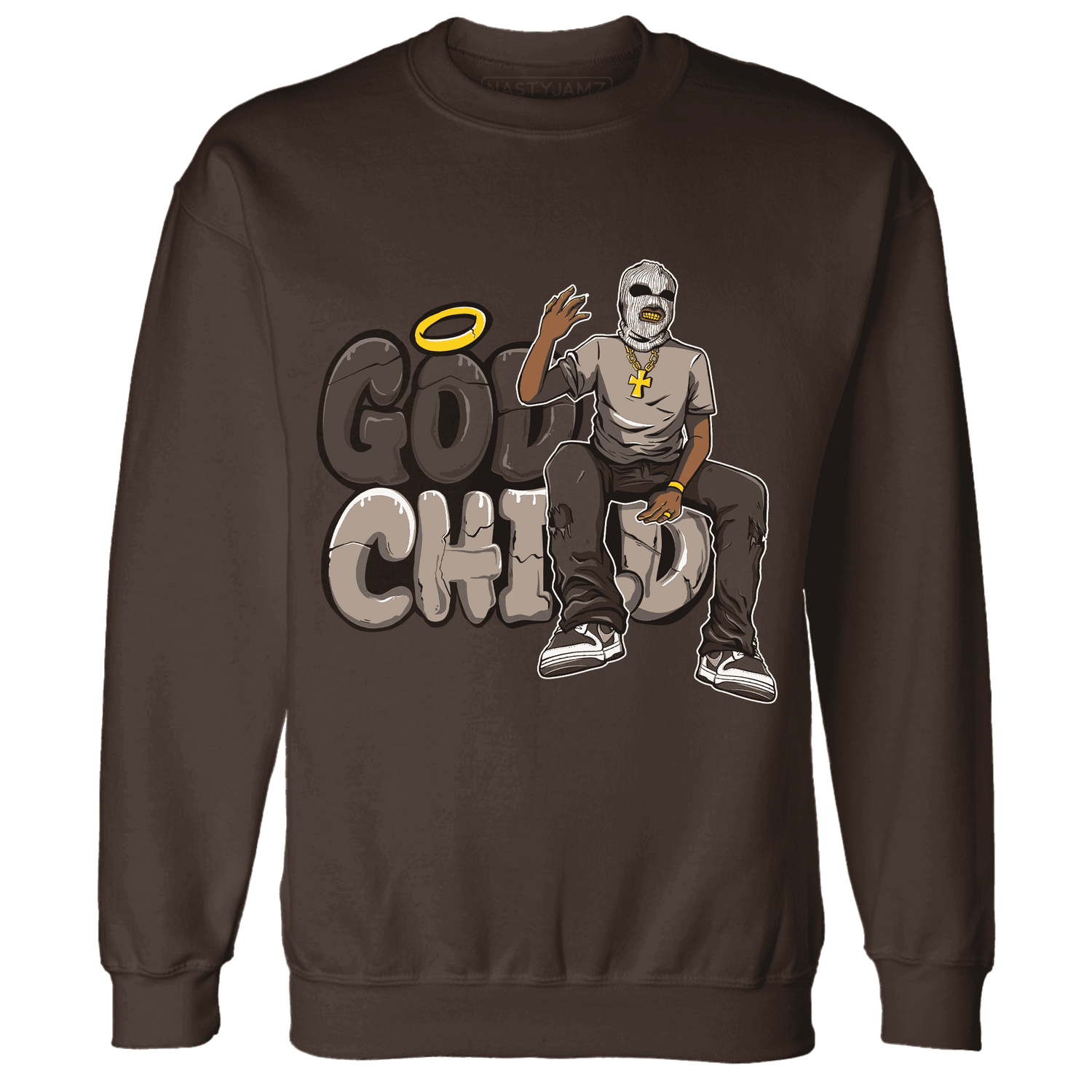 Dunk Low Baroque Brown Sweatshirt Match God Child - NastyJamz