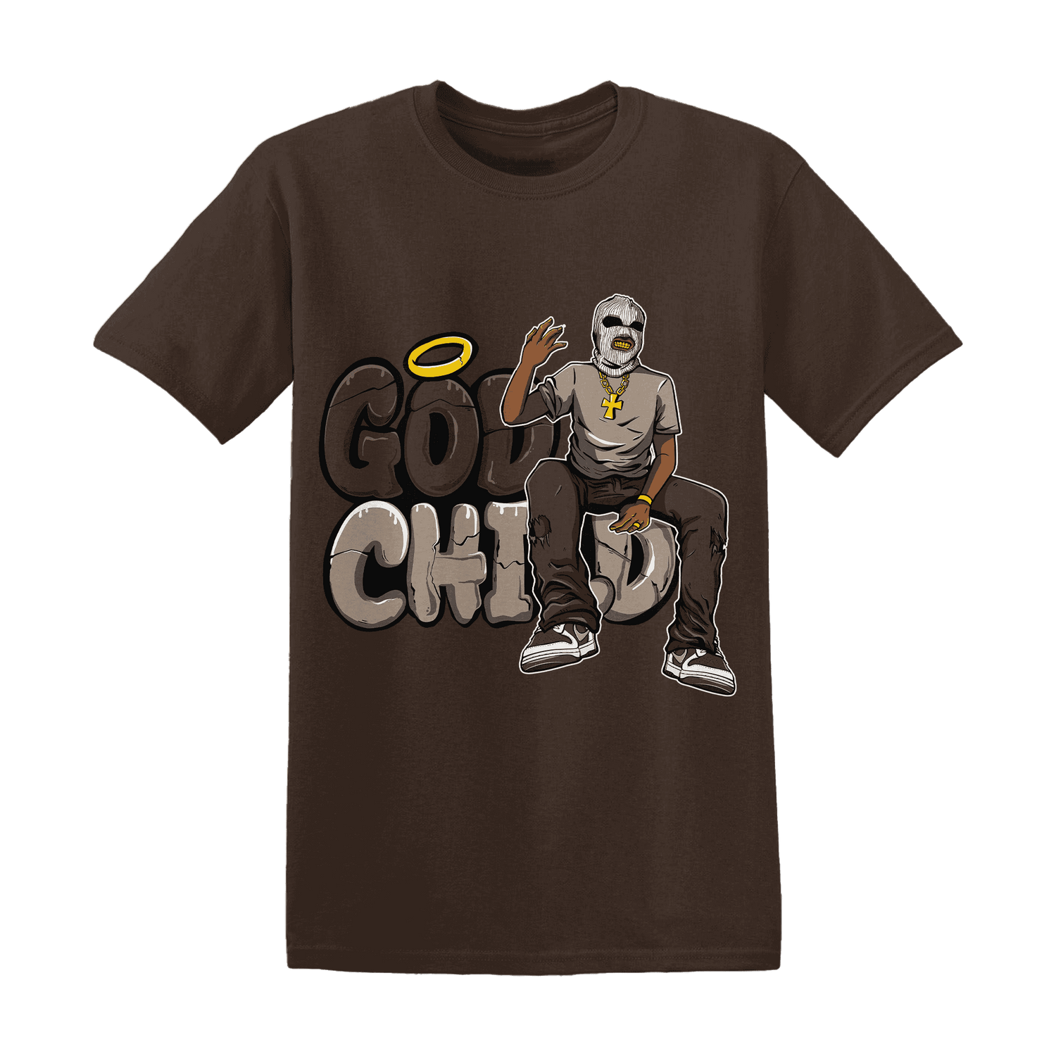 Dunk Low Baroque Brown T Shirt Match God Child - NastyJamz
