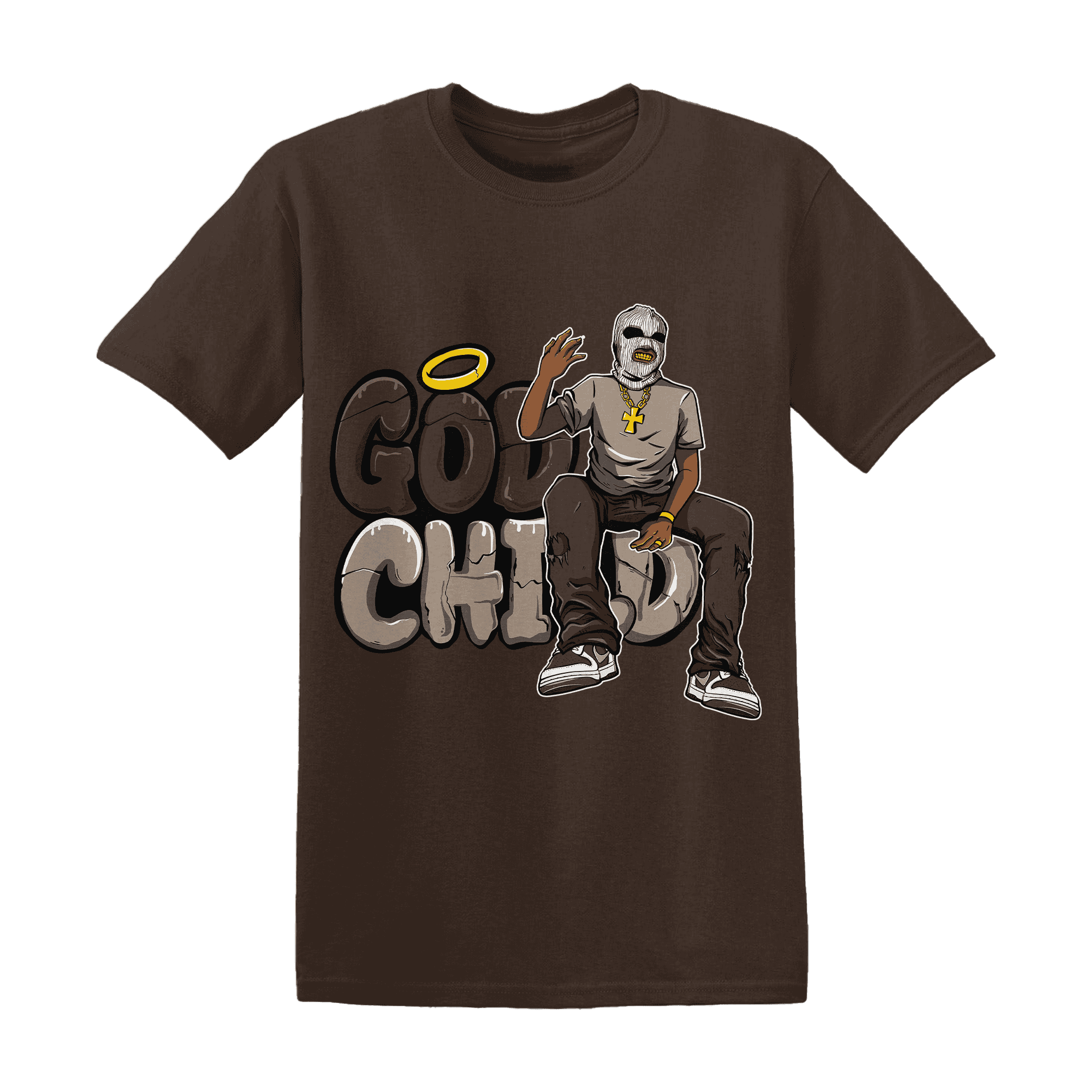 Dunk Low Baroque Brown T Shirt Match God Child - NastyJamz