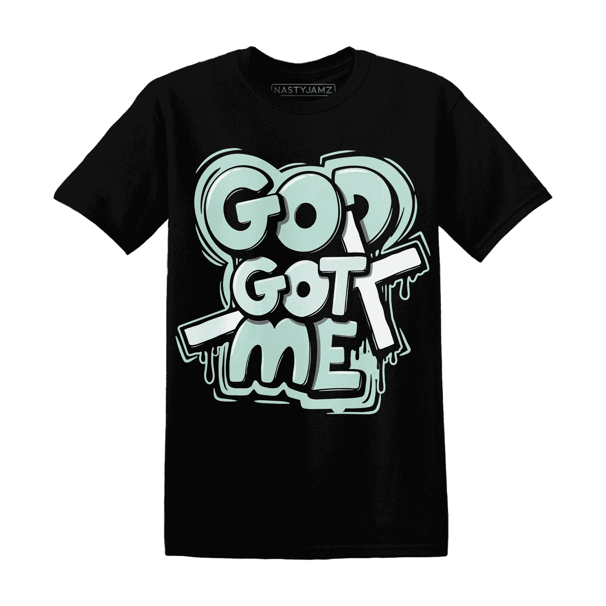 AF-1-Low-Jade-Ice-White-NastyJamz-T-Shirt-Match-God-Got-Me