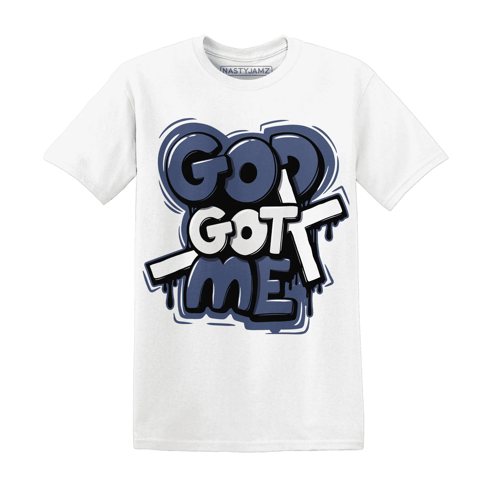 Low-Diffused-Blue-11s-T-Shirt-Match-God-Got-Me
