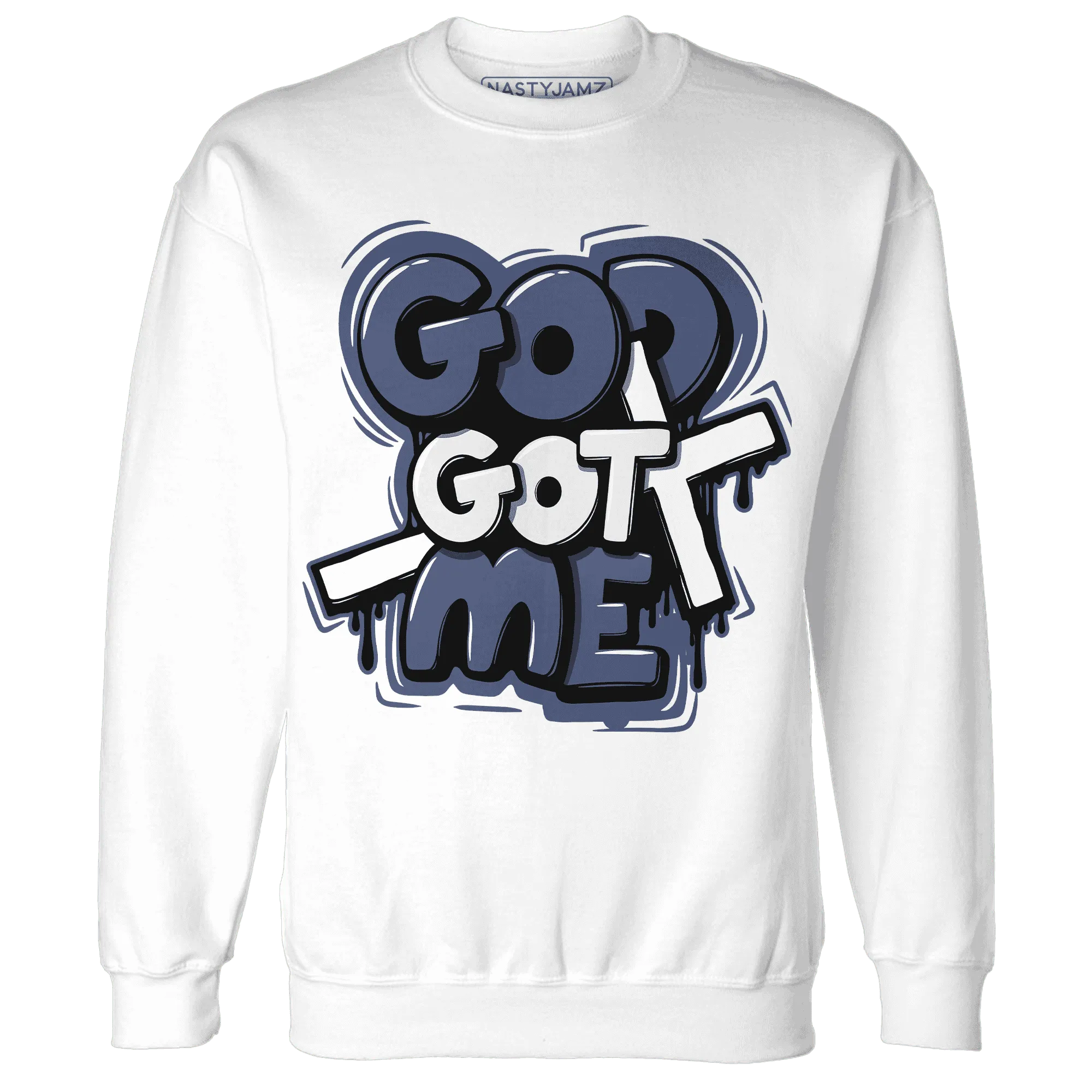 Low-Diffused-Blue-11s-Sweatshirt-Match-God-Got-Me