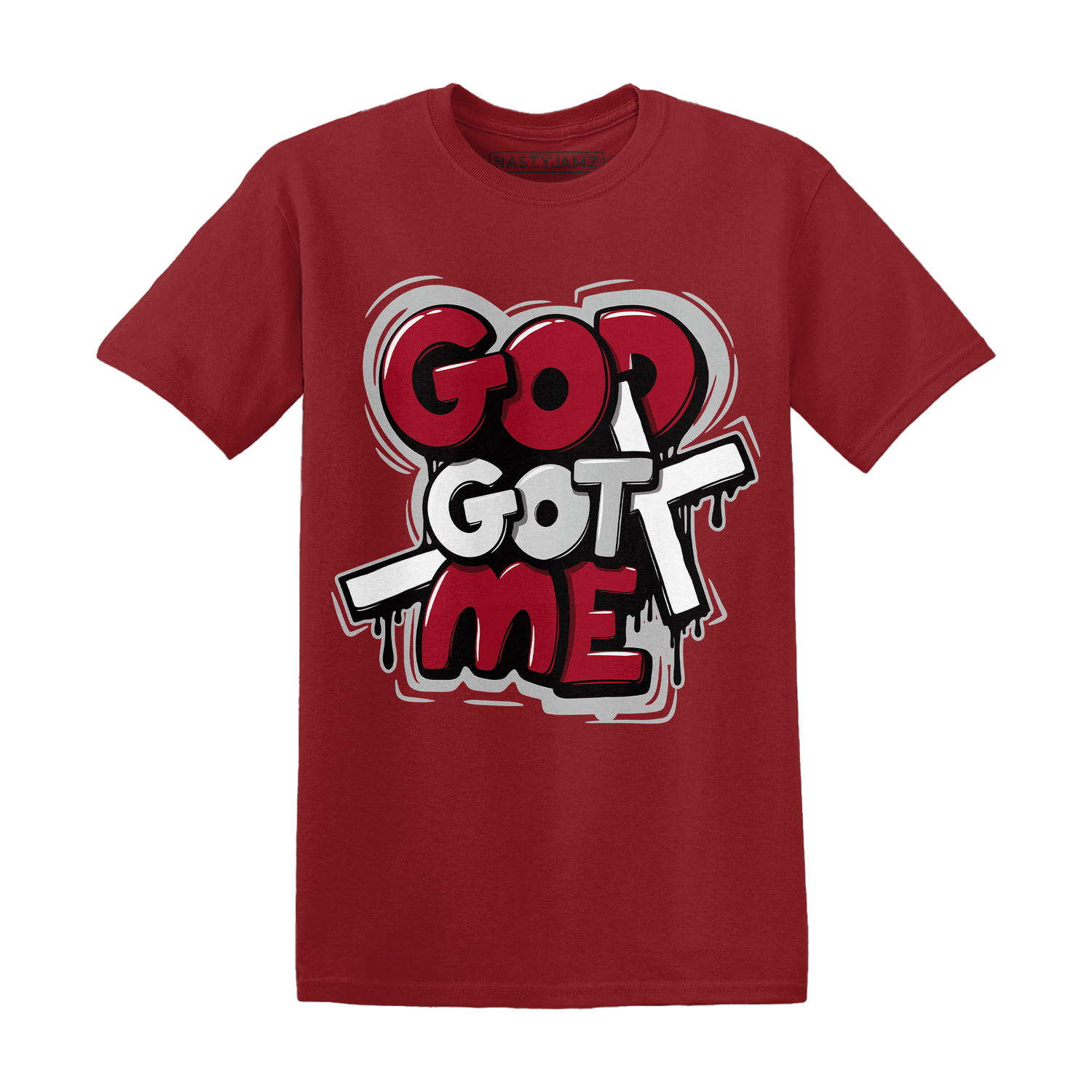 Retro Red Taxi 12s T Shirt Match God Got Me - NastyJamz