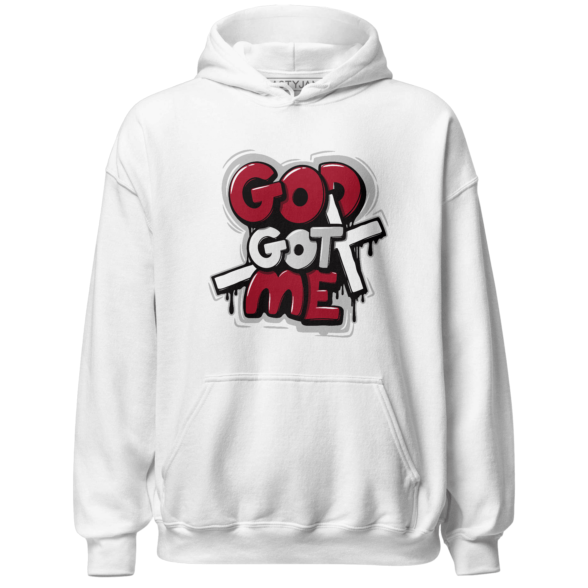 Retro Red Taxi 12s Hoodie Match God Got Me - NastyJamz