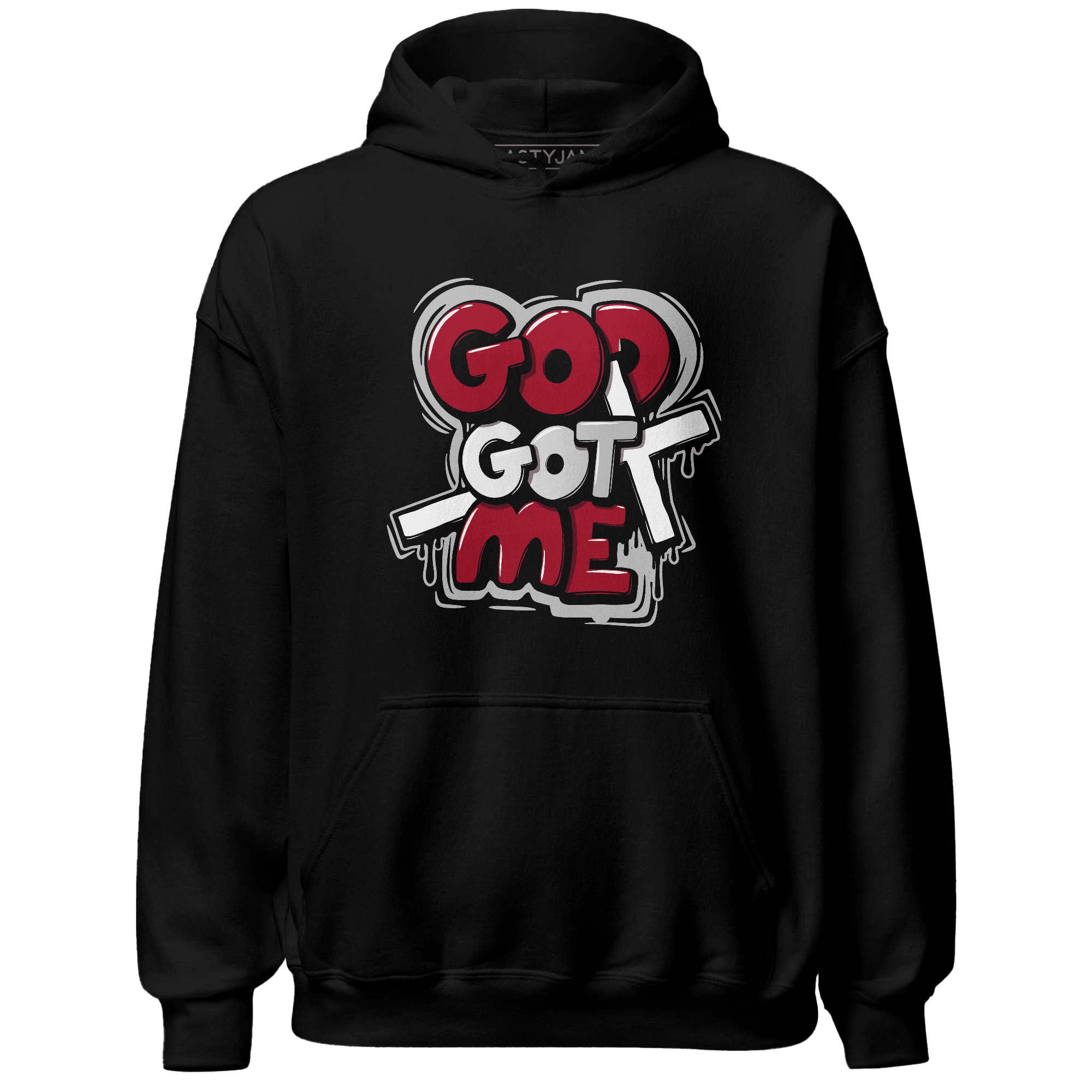 Retro Red Taxi 12s Hoodie Match God Got Me - NastyJamz