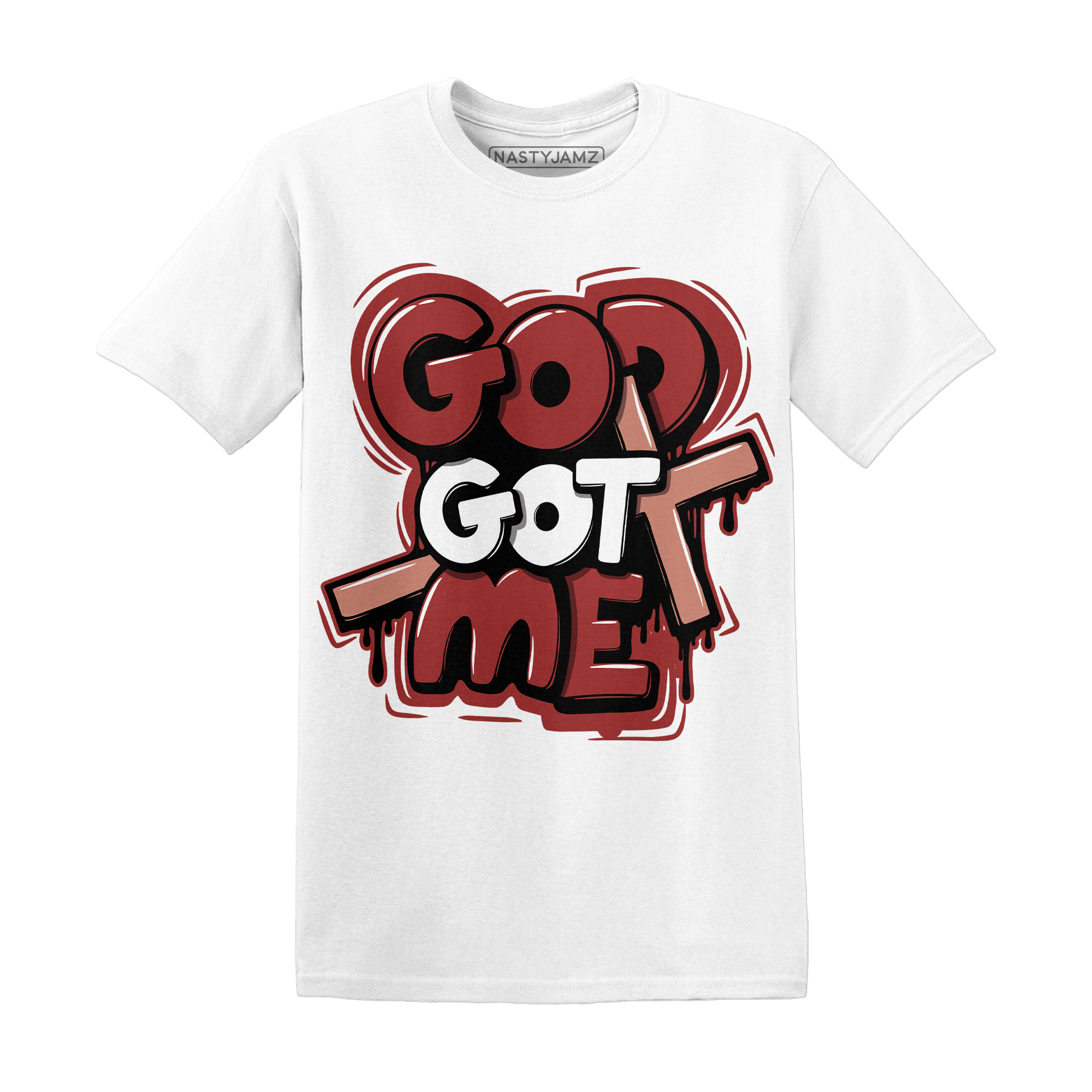 Dune Red 13s T Shirt Match God Got Me - NastyJamz