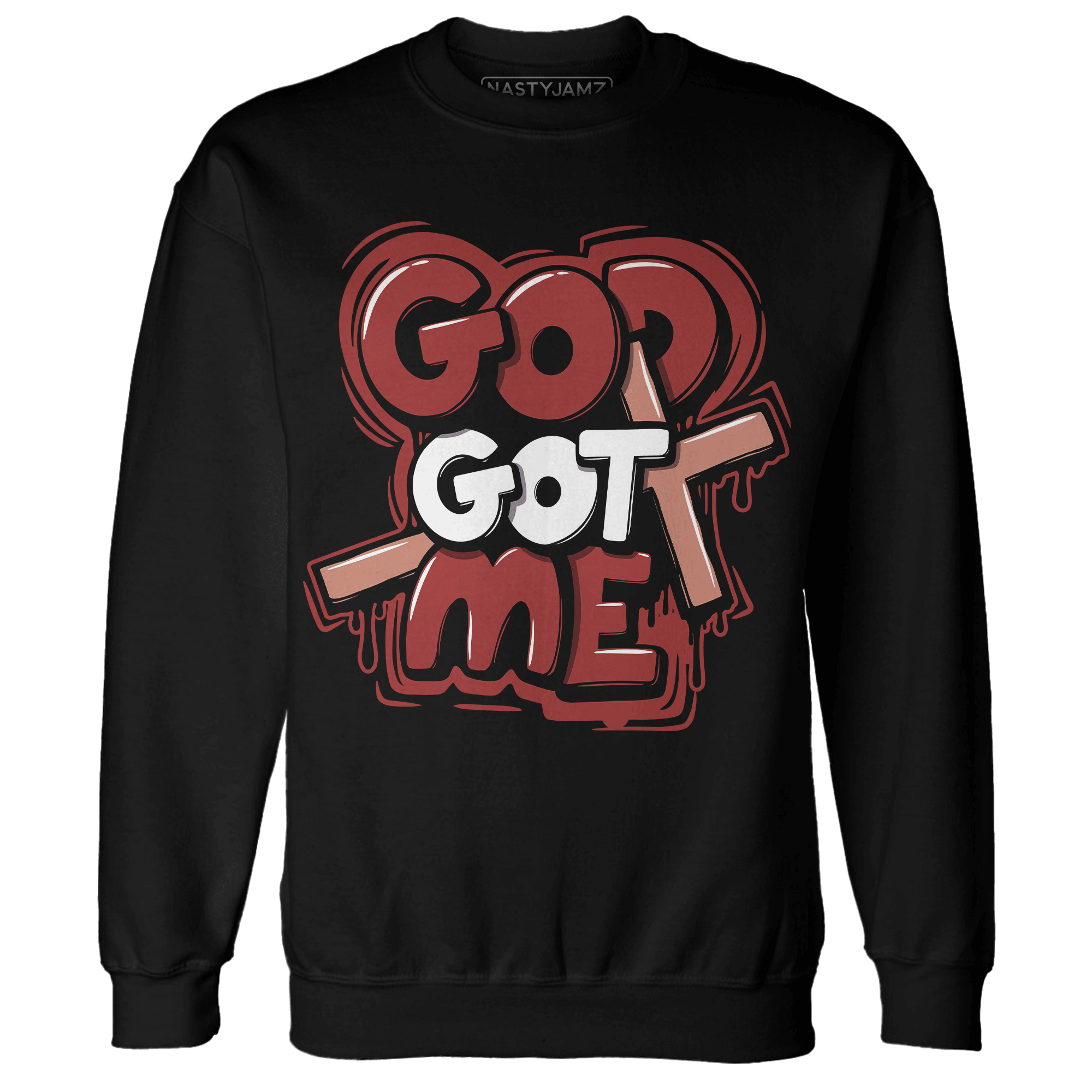 Dune Red 13s Sweatshirt Match God Got Me - NastyJamz