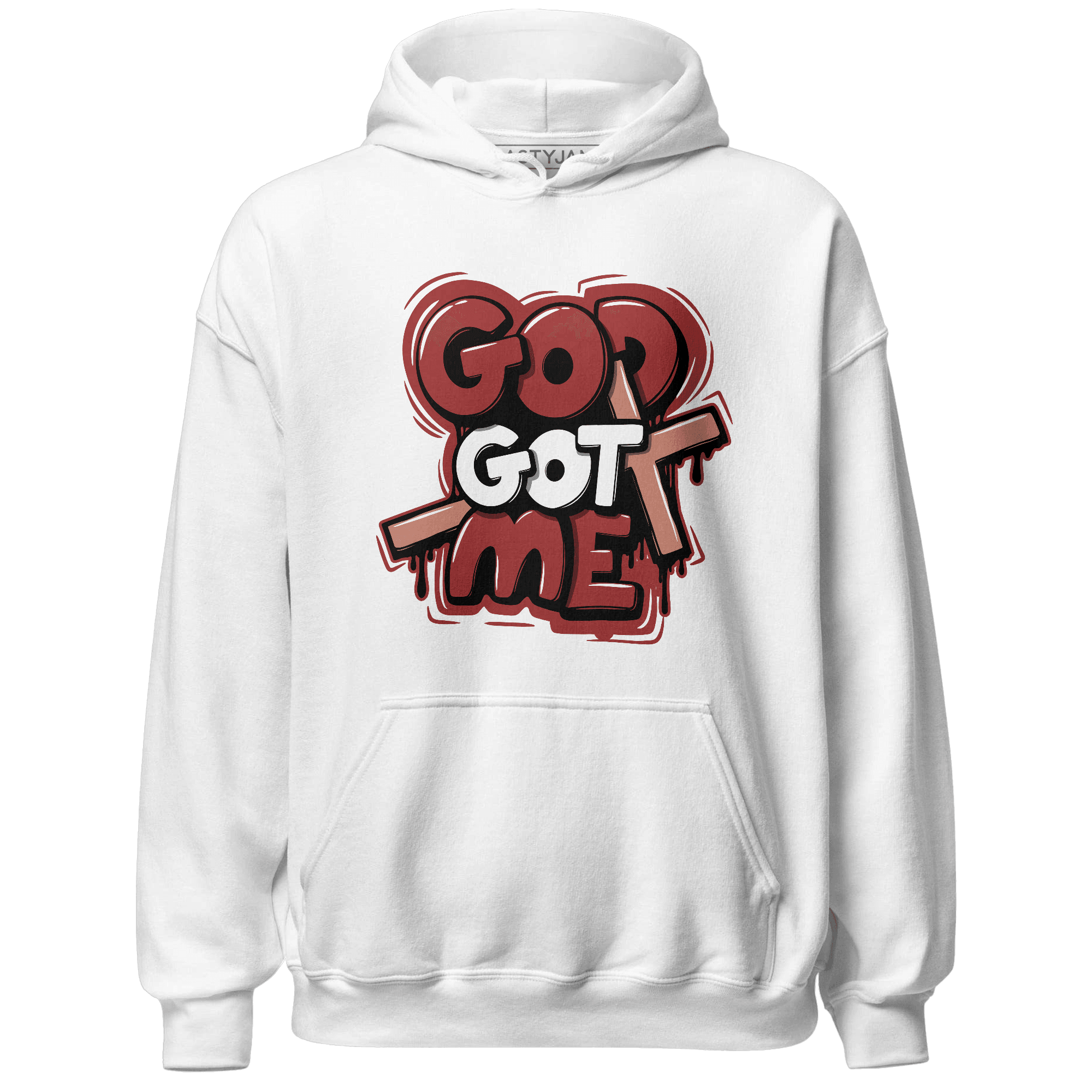 Dune Red 13s Hoodie Match God Got Me - NastyJamz