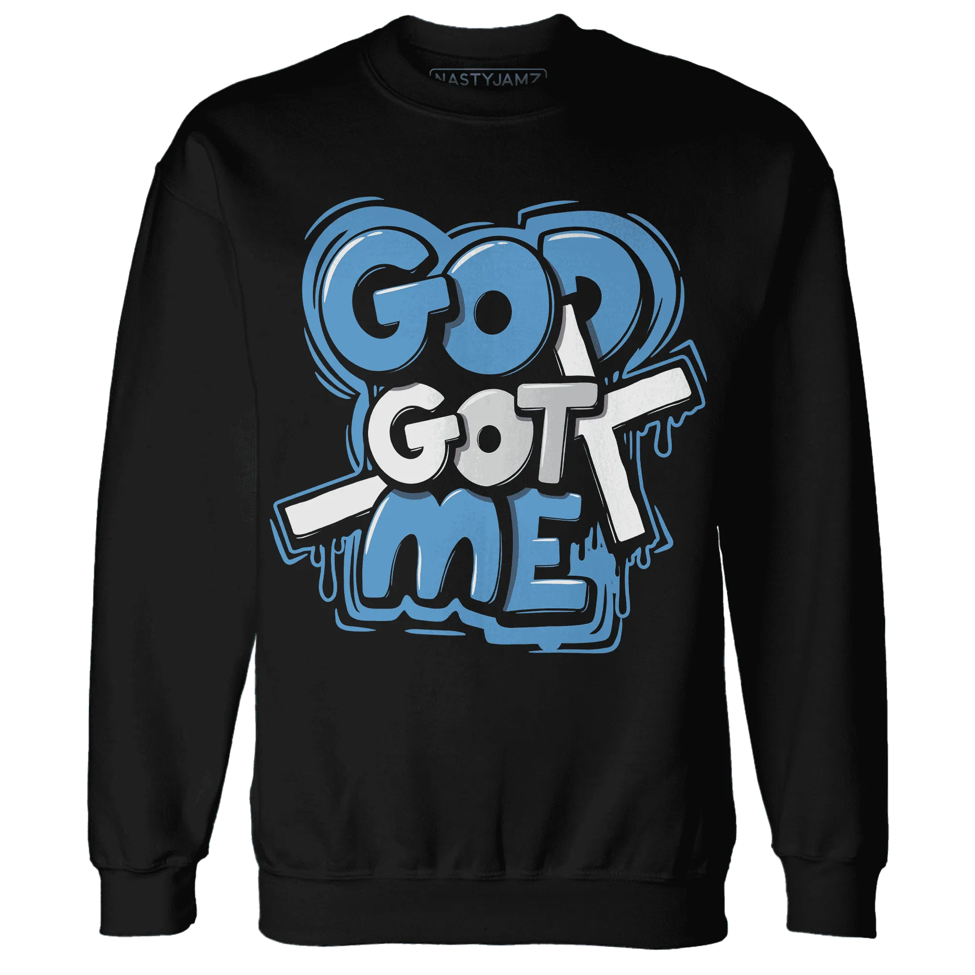 Carolina-Blue-Univercitii-17s-NastyJamz-Sweatshirt-Match-God-Got-Me