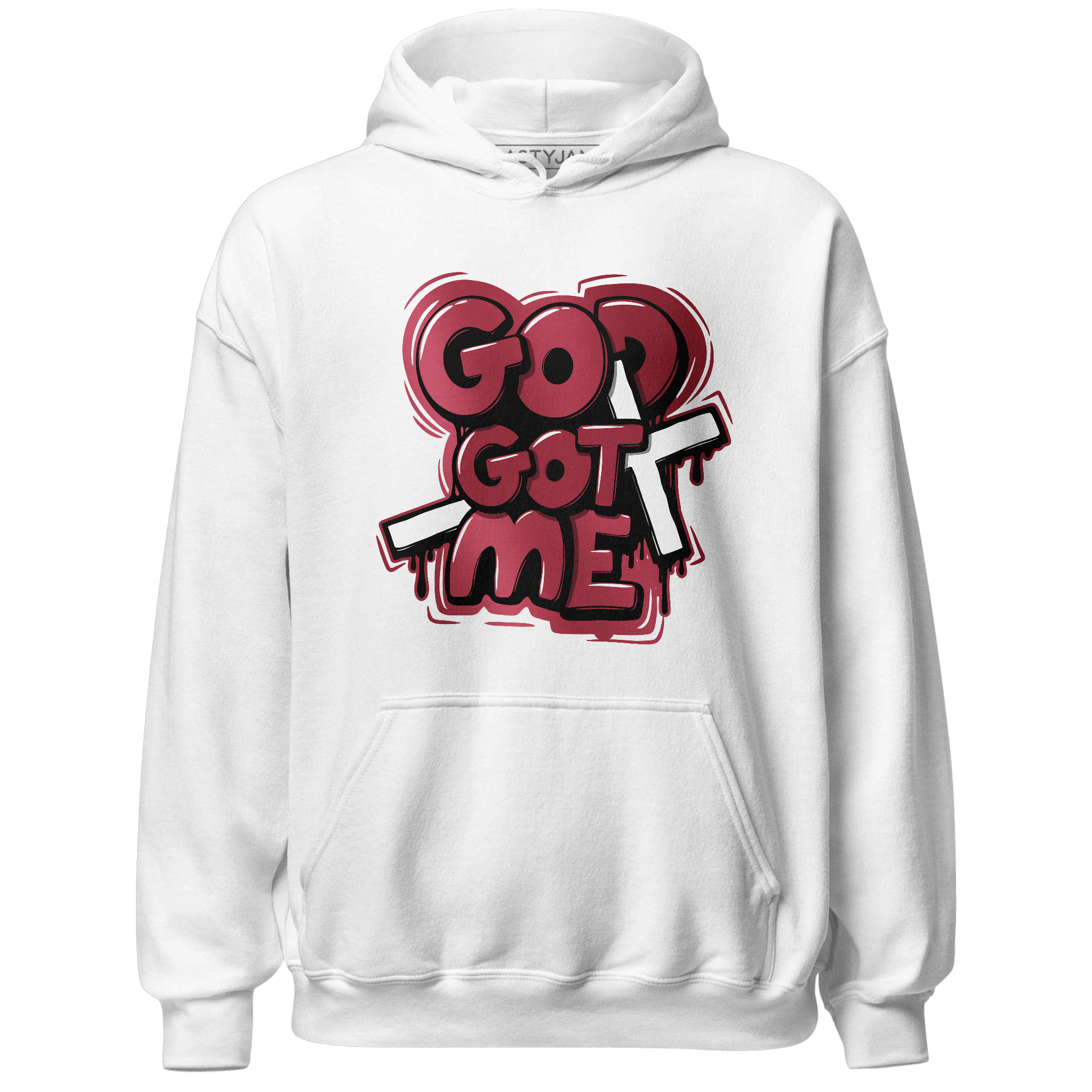 High 85 Metallic Burgundy 1s Hoodie Match God Got Me - NastyJamz