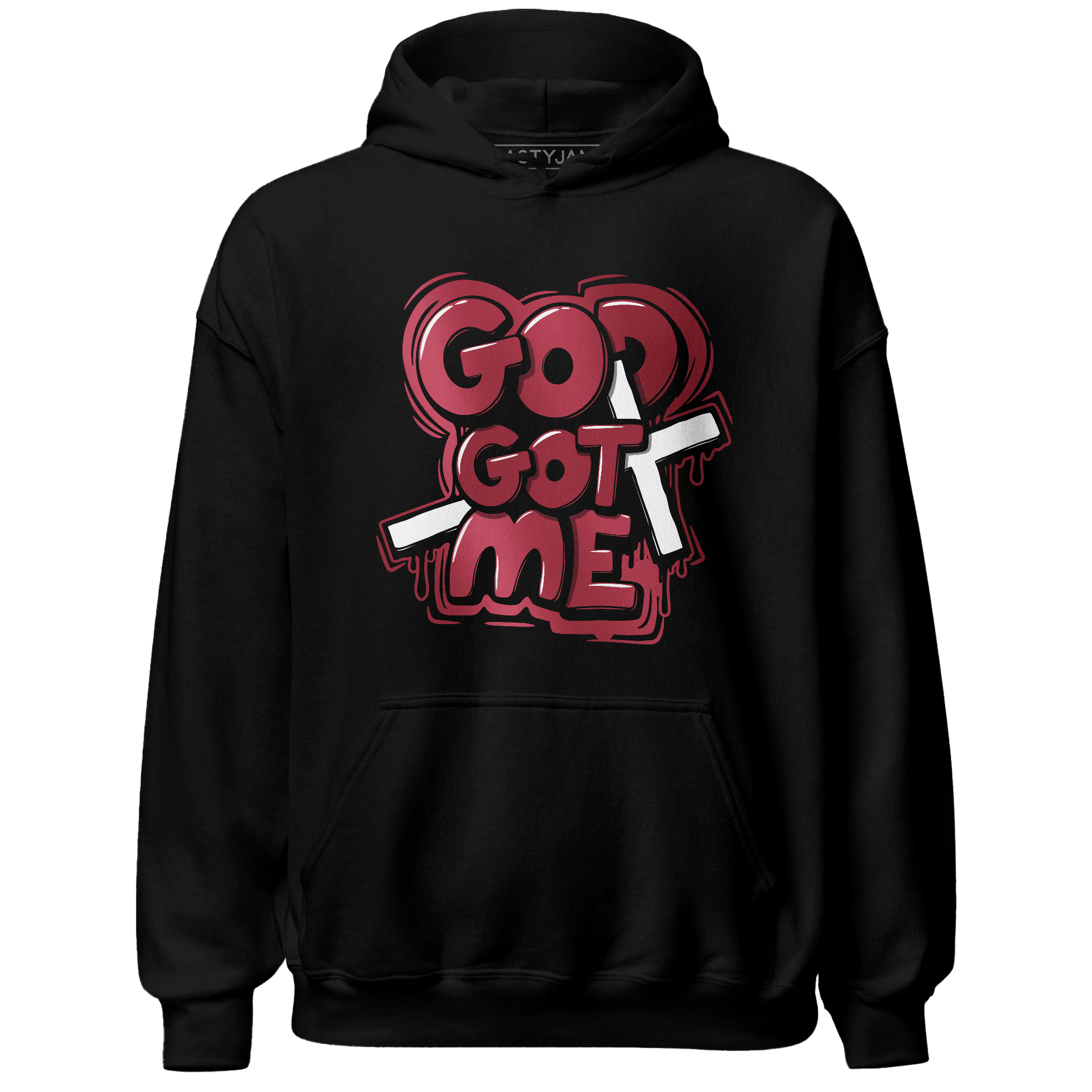High 85 Metallic Burgundy 1s Hoodie Match God Got Me - NastyJamz