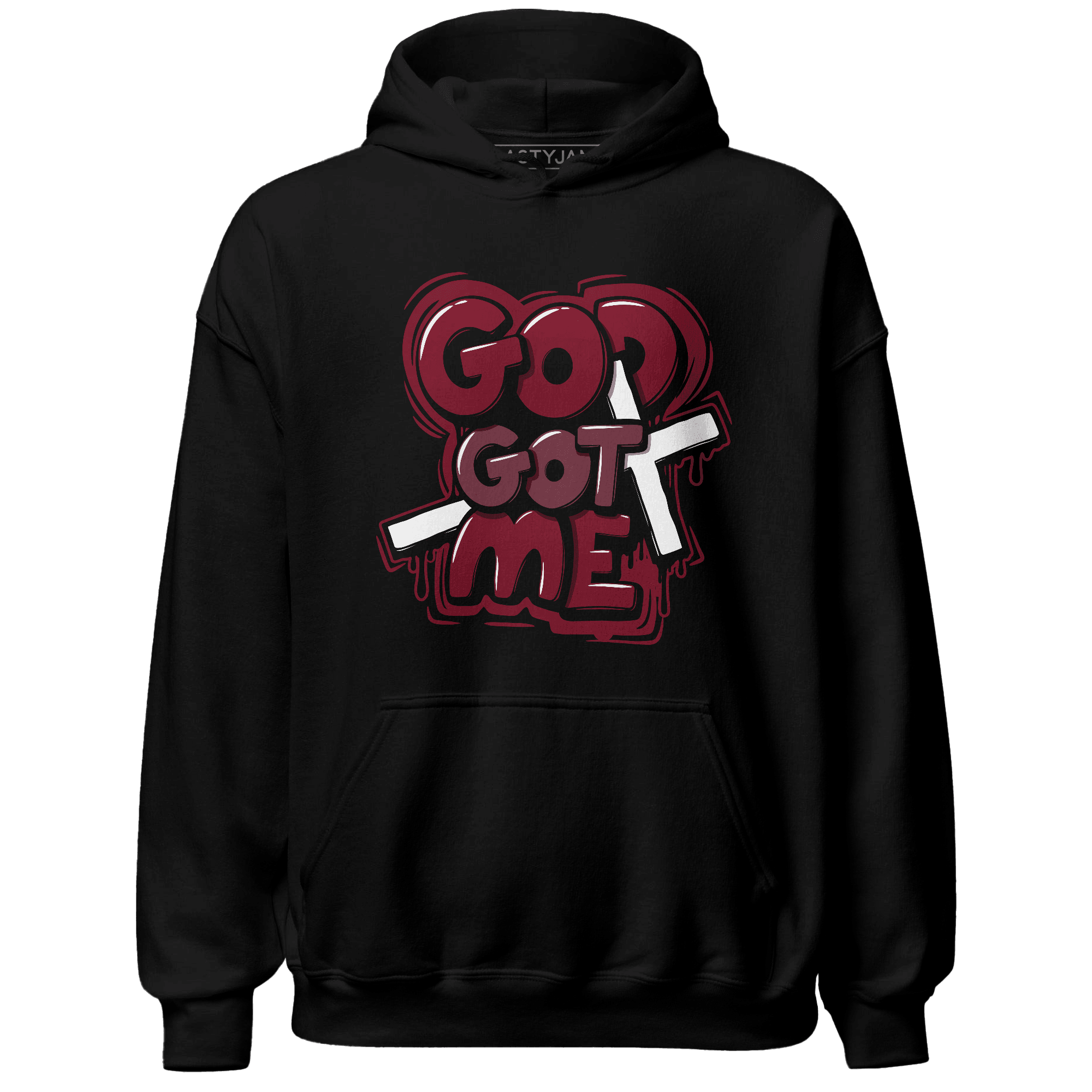 High White Team Red 1s Hoodie Match God Got Me - NastyJamz