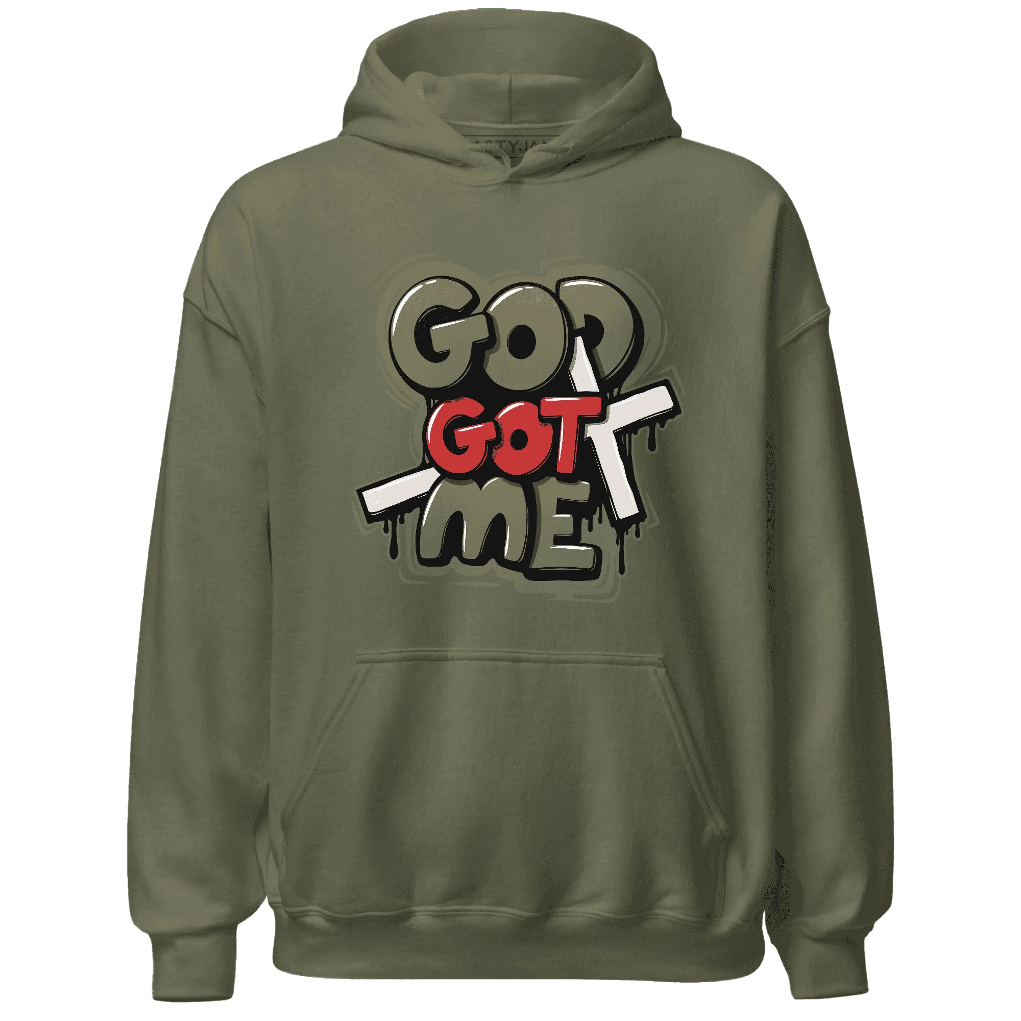 Medium-Olive-1s-NastyJamz-Hoodie-Match-God-Got-Me